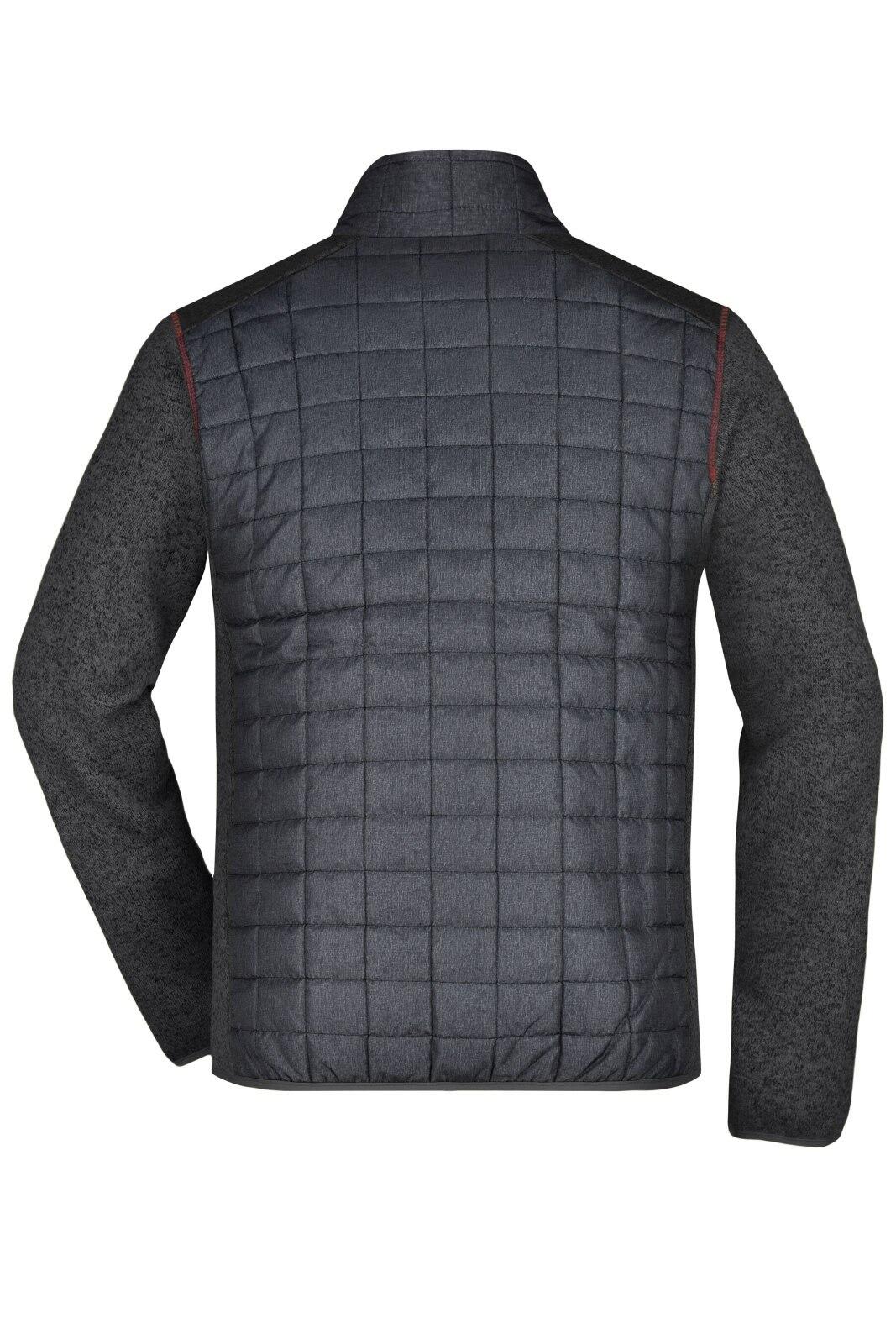 Mens Knitted Hybrid Jacket C3-JN742