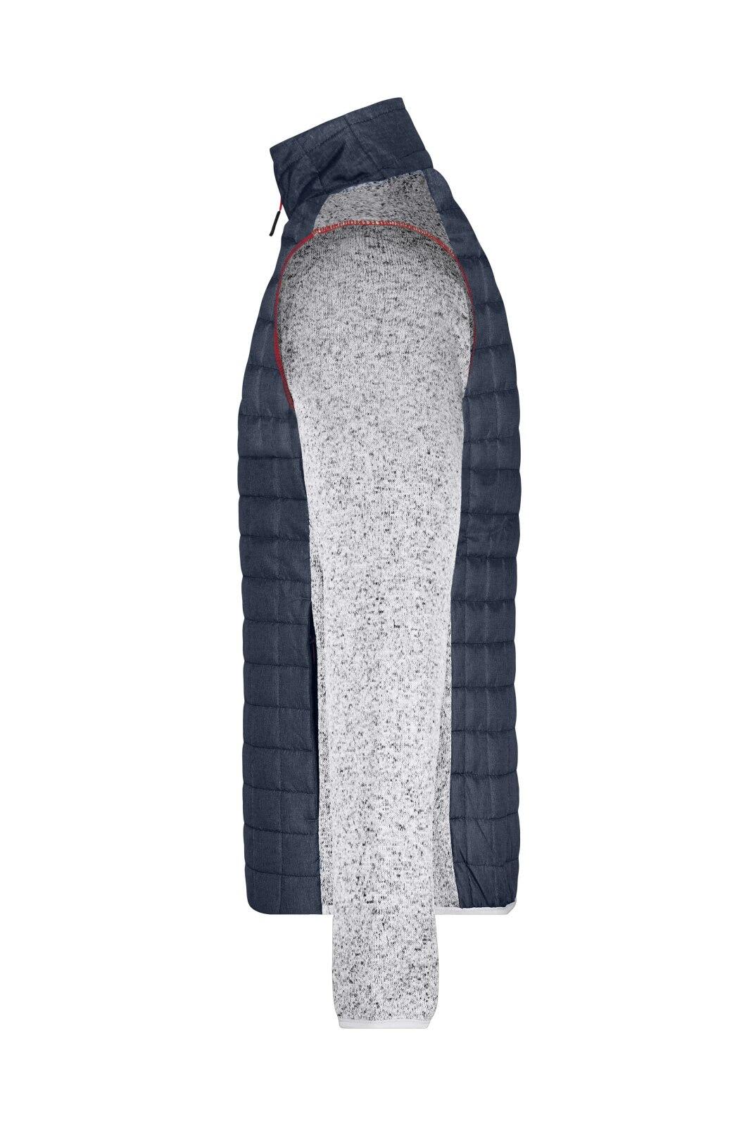 Mens Knitted Hybrid Jacket C3-JN742