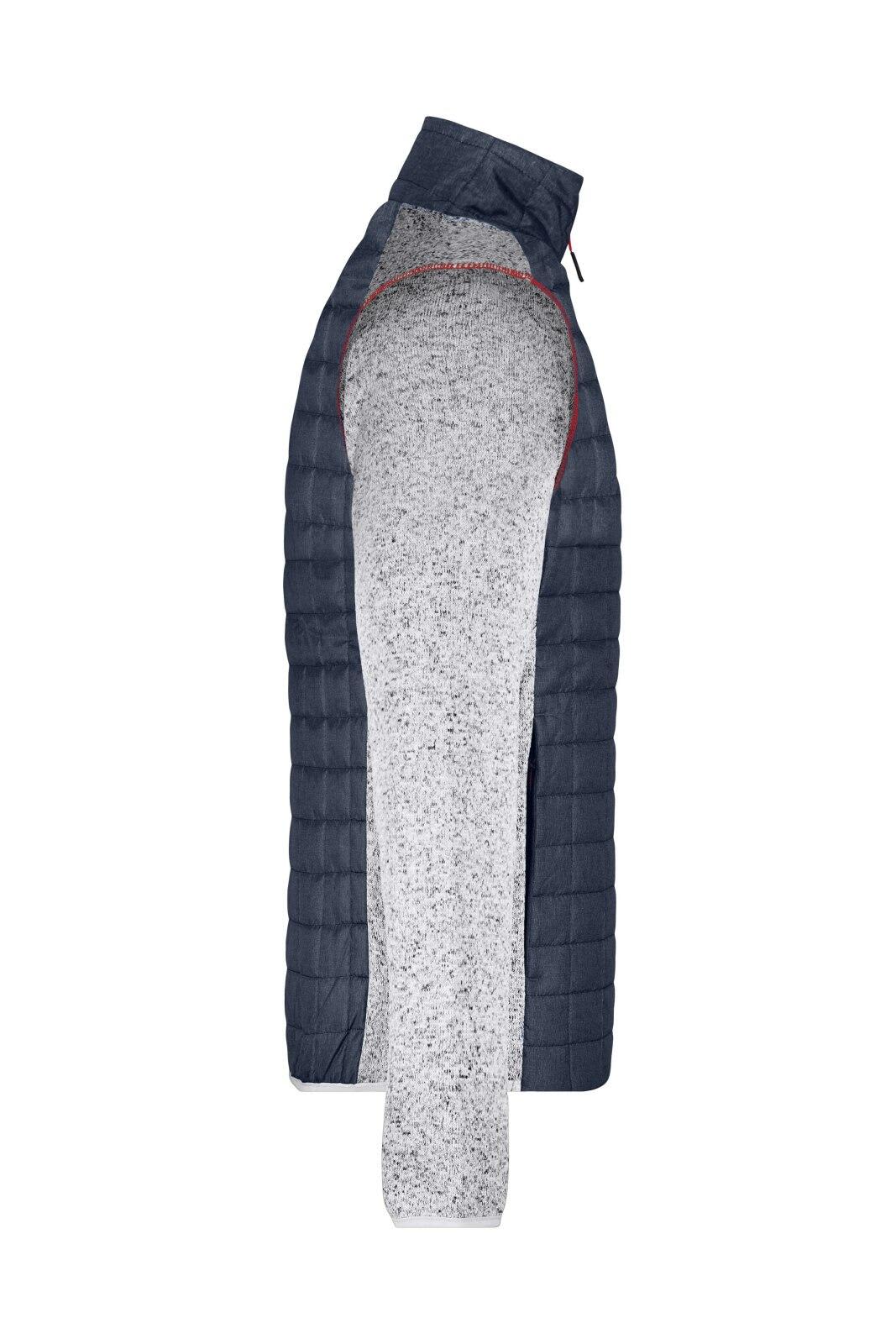 Mens Knitted Hybrid Jacket C3-JN742