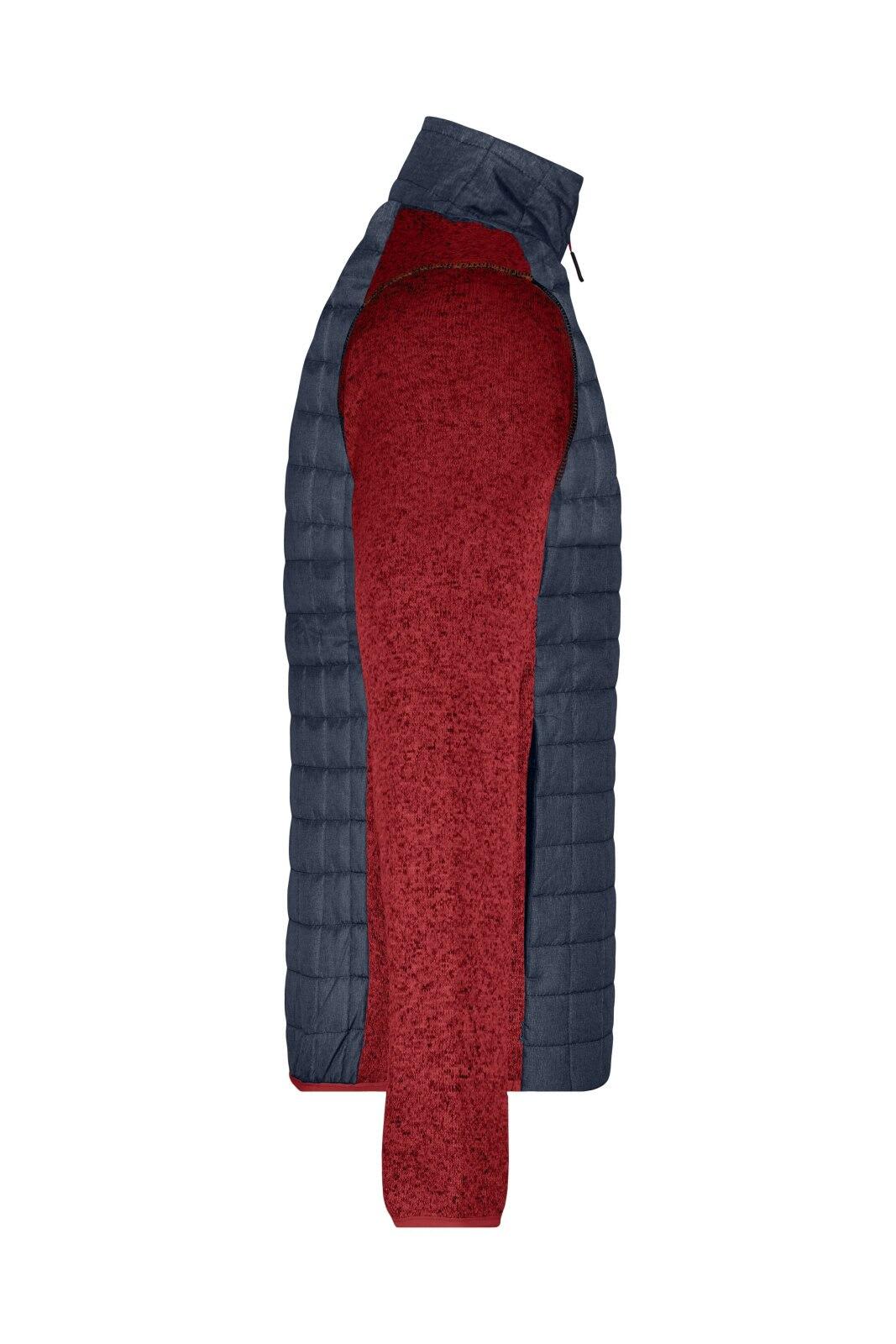 Mens Knitted Hybrid Jacket C3-JN742