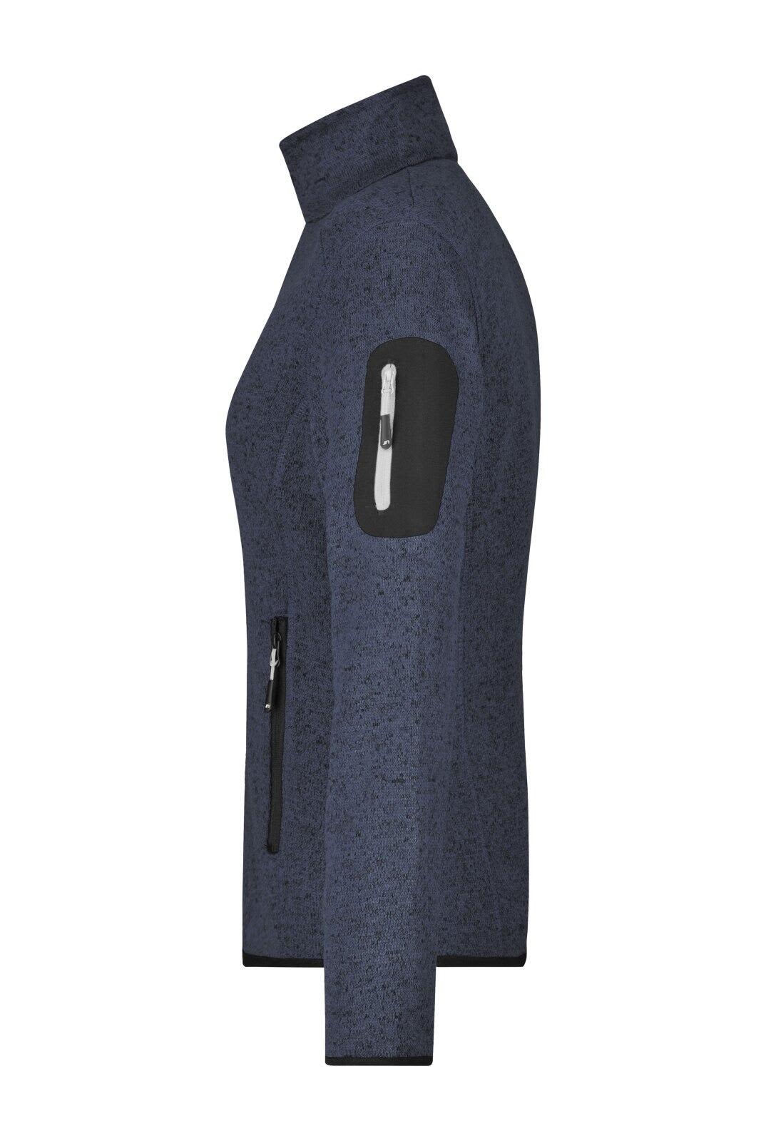 Ladies Knitted Fleece Jacket C3-JN761