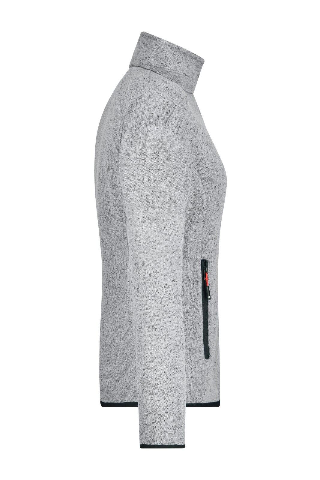 Ladies Knitted Fleece Jacket C3-JN761