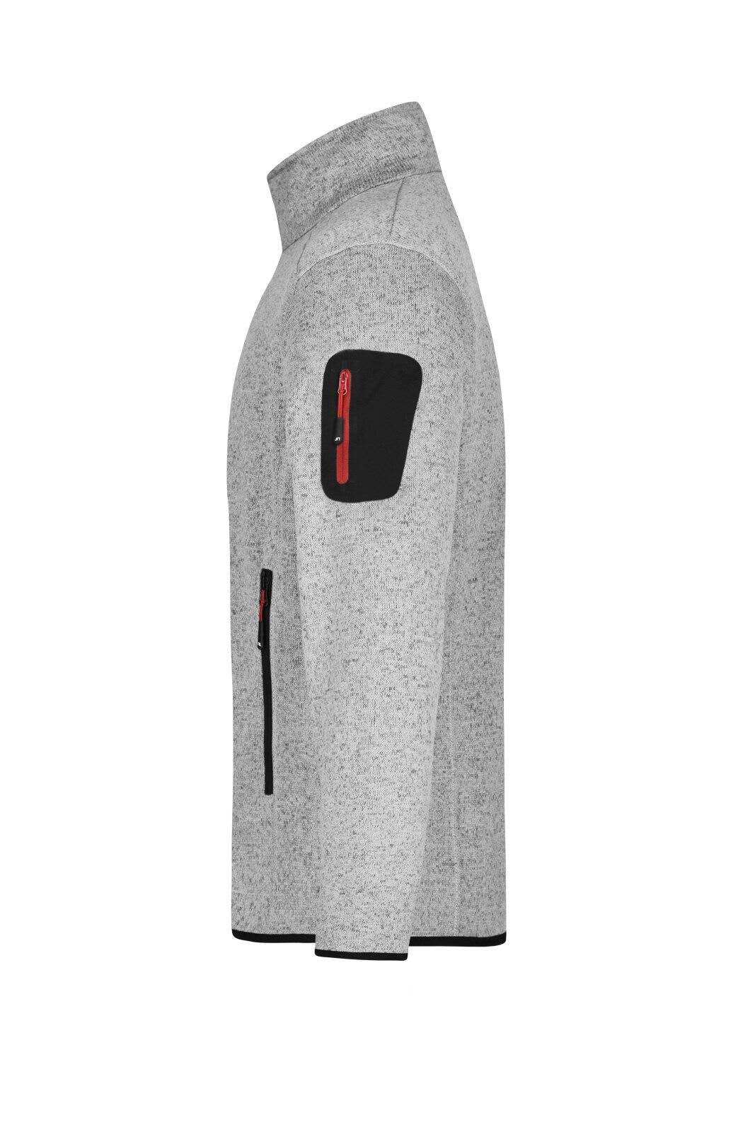 Mens Knitted Fleece Jacket C3-JN762