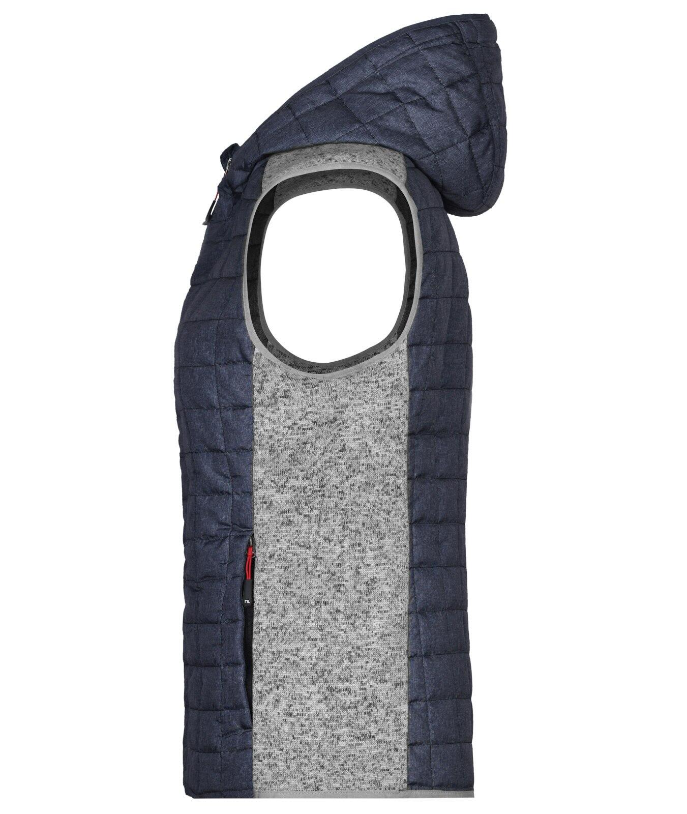 Ladies Knitted Hybrid Vest C3-JN767