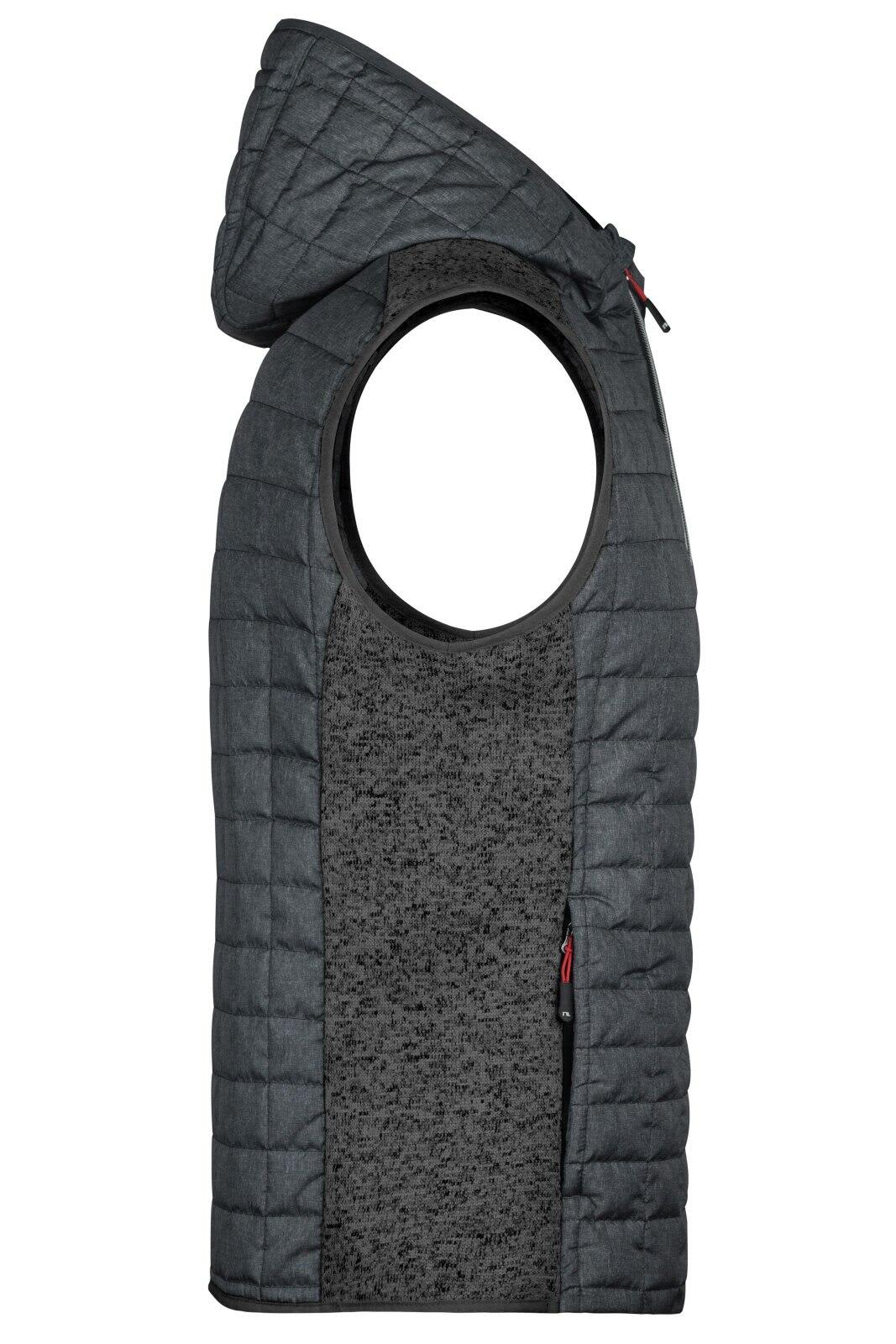 Mens Knitted Hybrid Vest C3-JN768