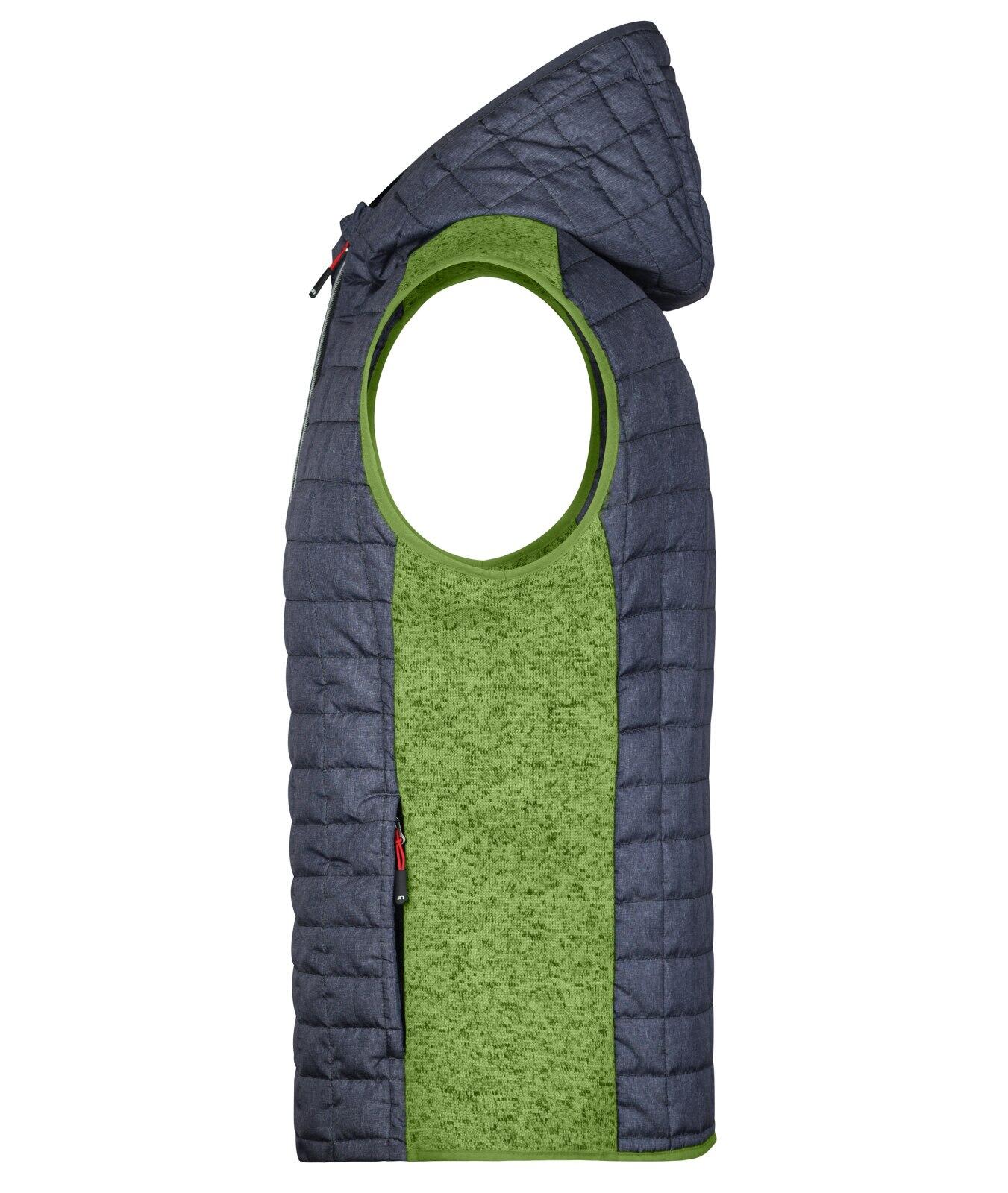Mens Knitted Hybrid Vest C3-JN768