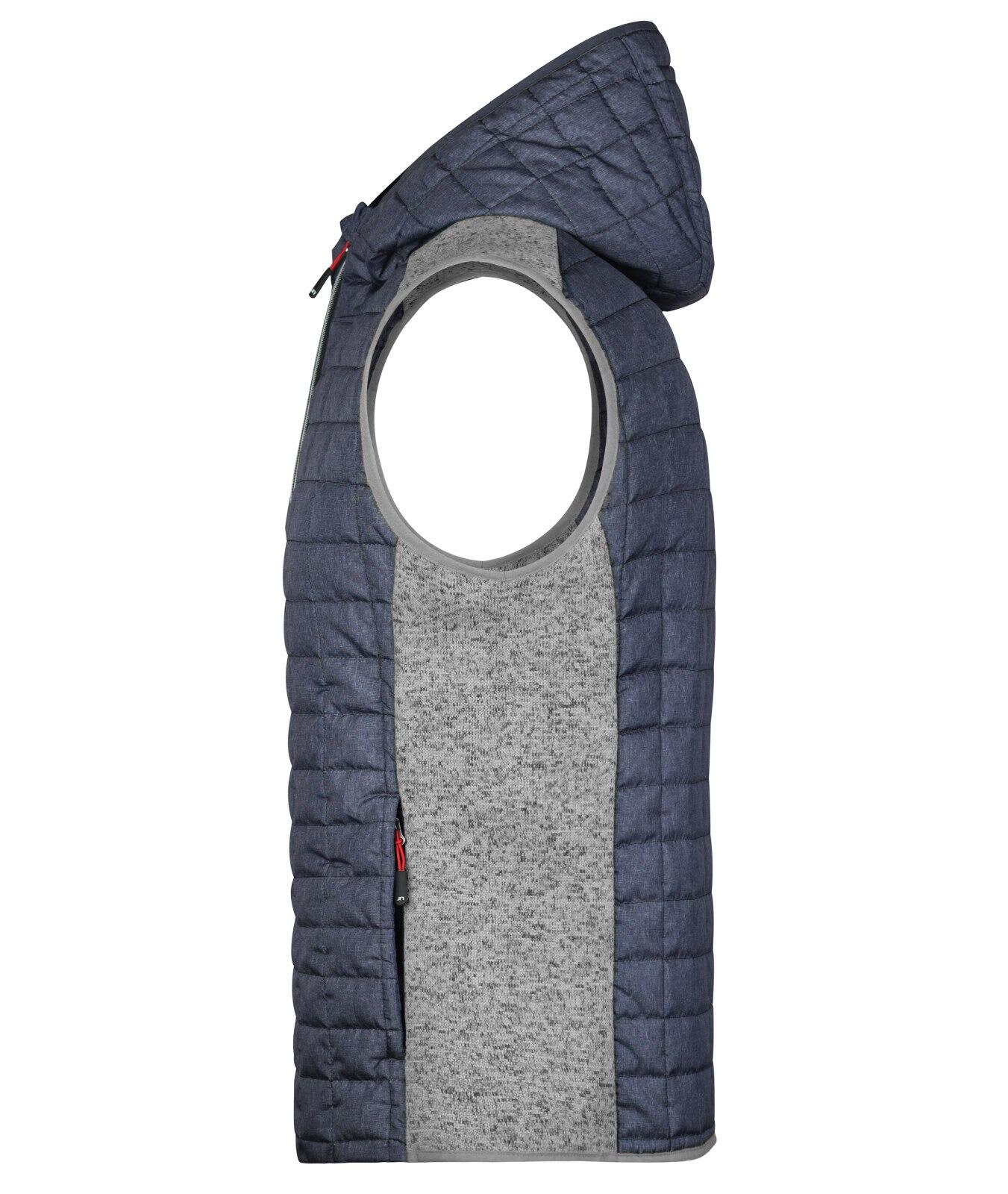 Mens Knitted Hybrid Vest C3-JN768