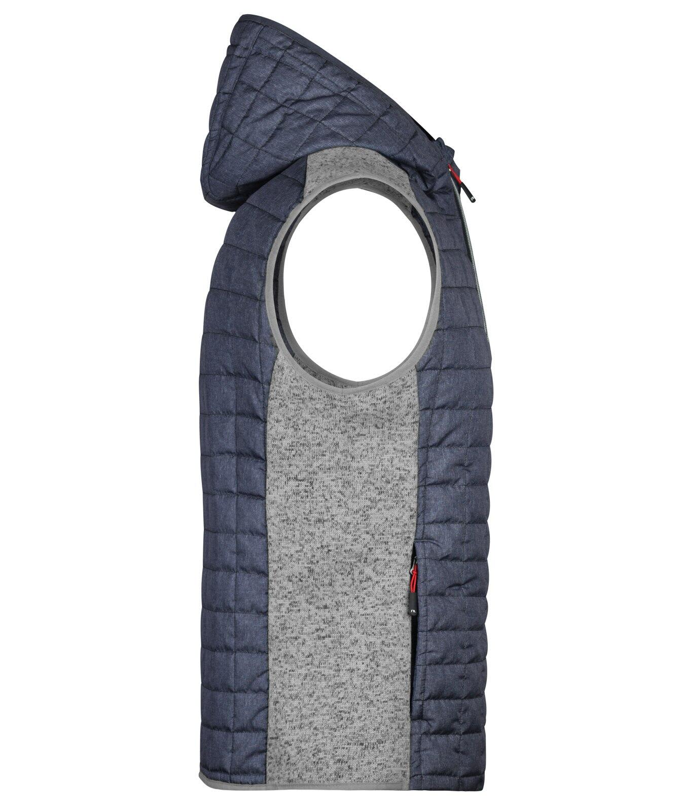 Mens Knitted Hybrid Vest C3-JN768