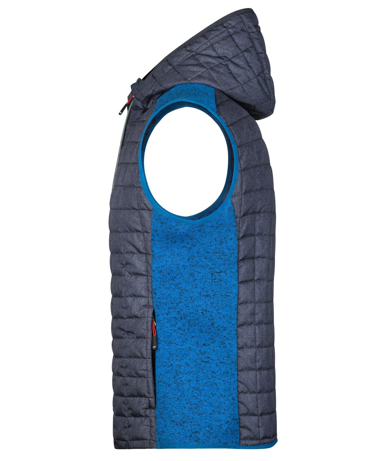 Mens Knitted Hybrid Vest C3-JN768