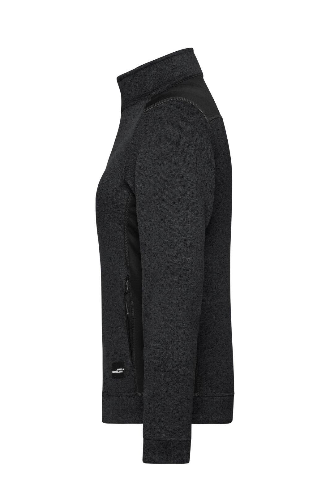 Ladies Knitted Workwear Fleece Jacket C3-JN861