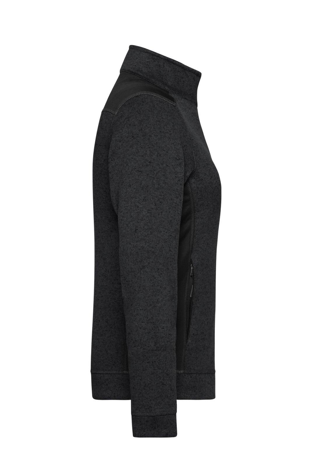 Ladies Knitted Workwear Fleece Jacket C3-JN861