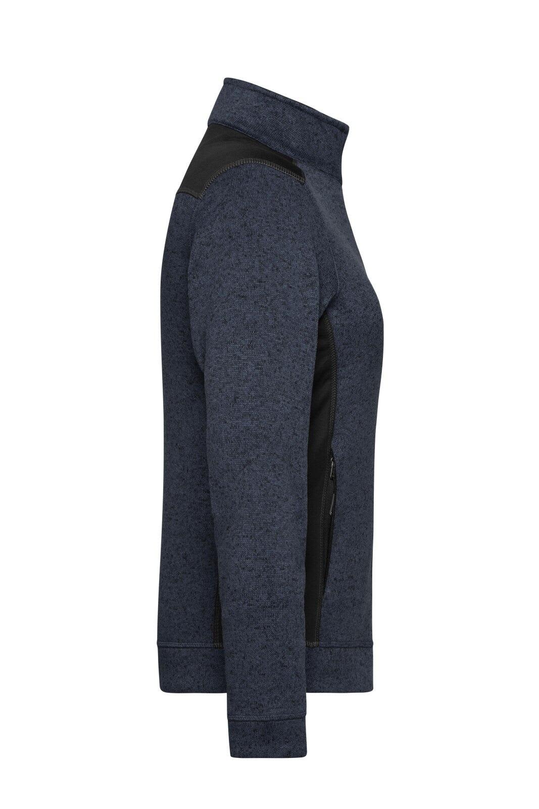 Ladies Knitted Workwear Fleece Jacket C3-JN861