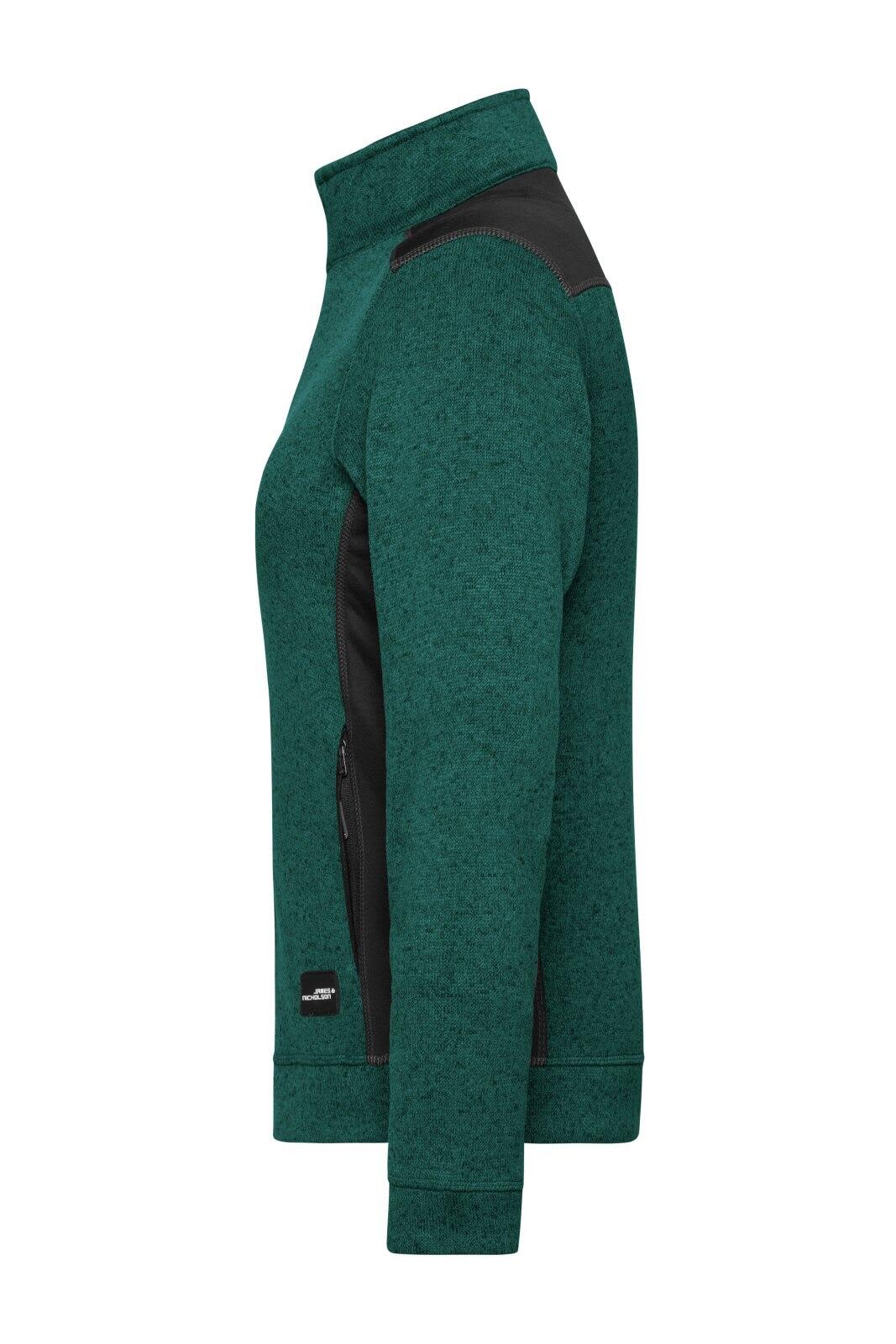Ladies Knitted Workwear Fleece Jacket C3-JN861