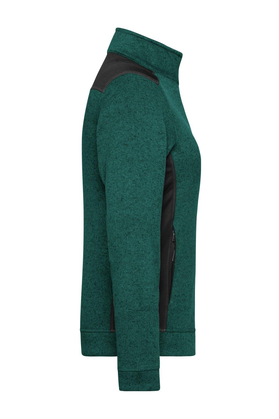 Ladies Knitted Workwear Fleece Jacket C3-JN861