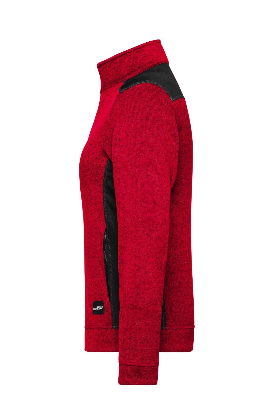 Ladies Knitted Workwear Fleece Jacket C3-JN861