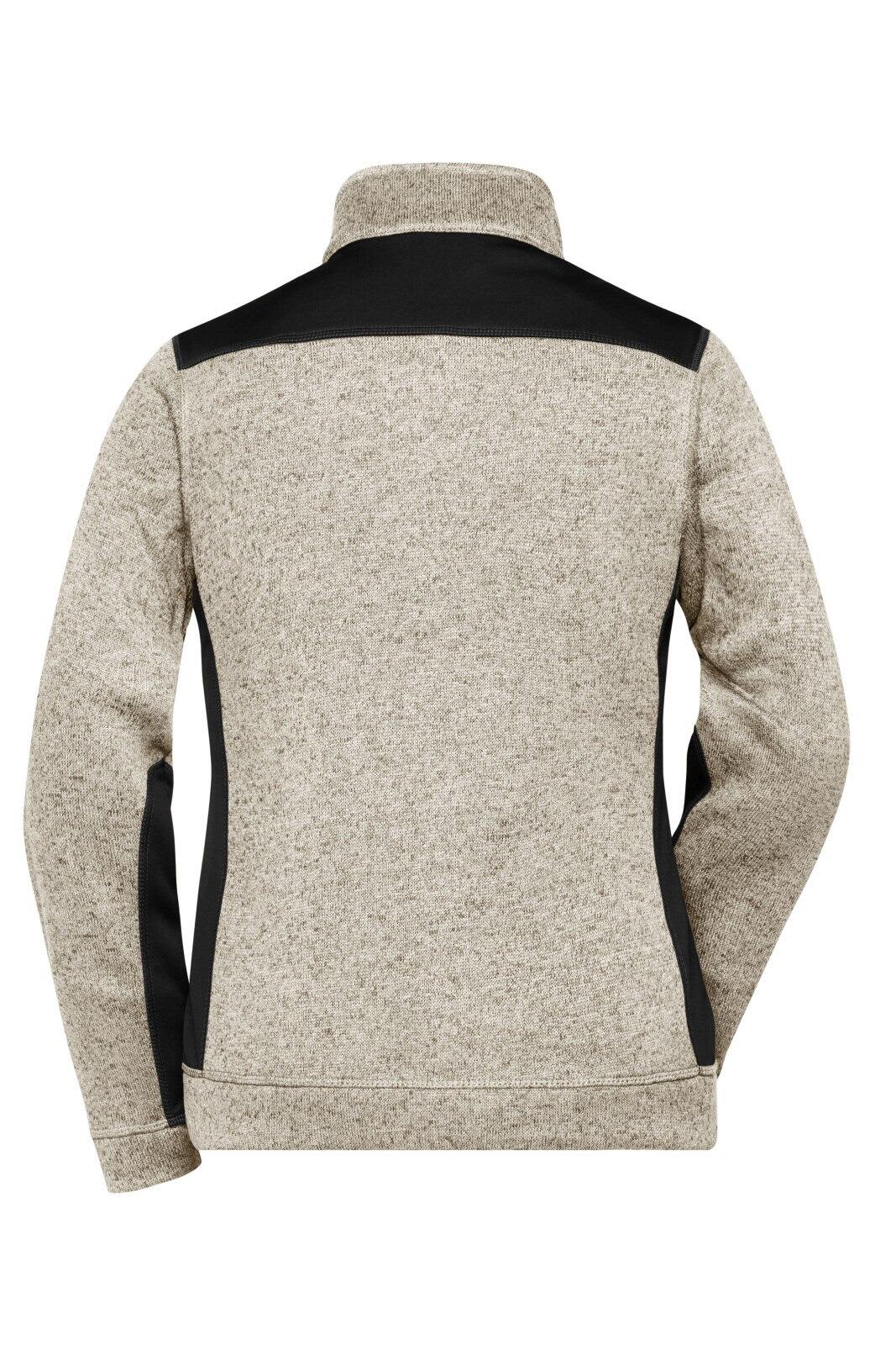 Ladies Knitted Workwear Fleece Jacket C3-JN861