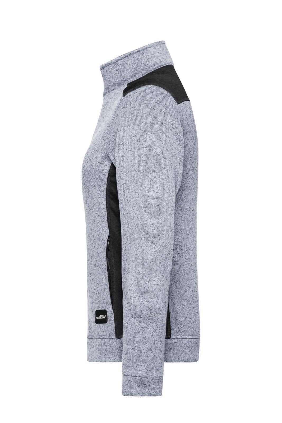 Ladies Knitted Workwear Fleece Jacket C3-JN861