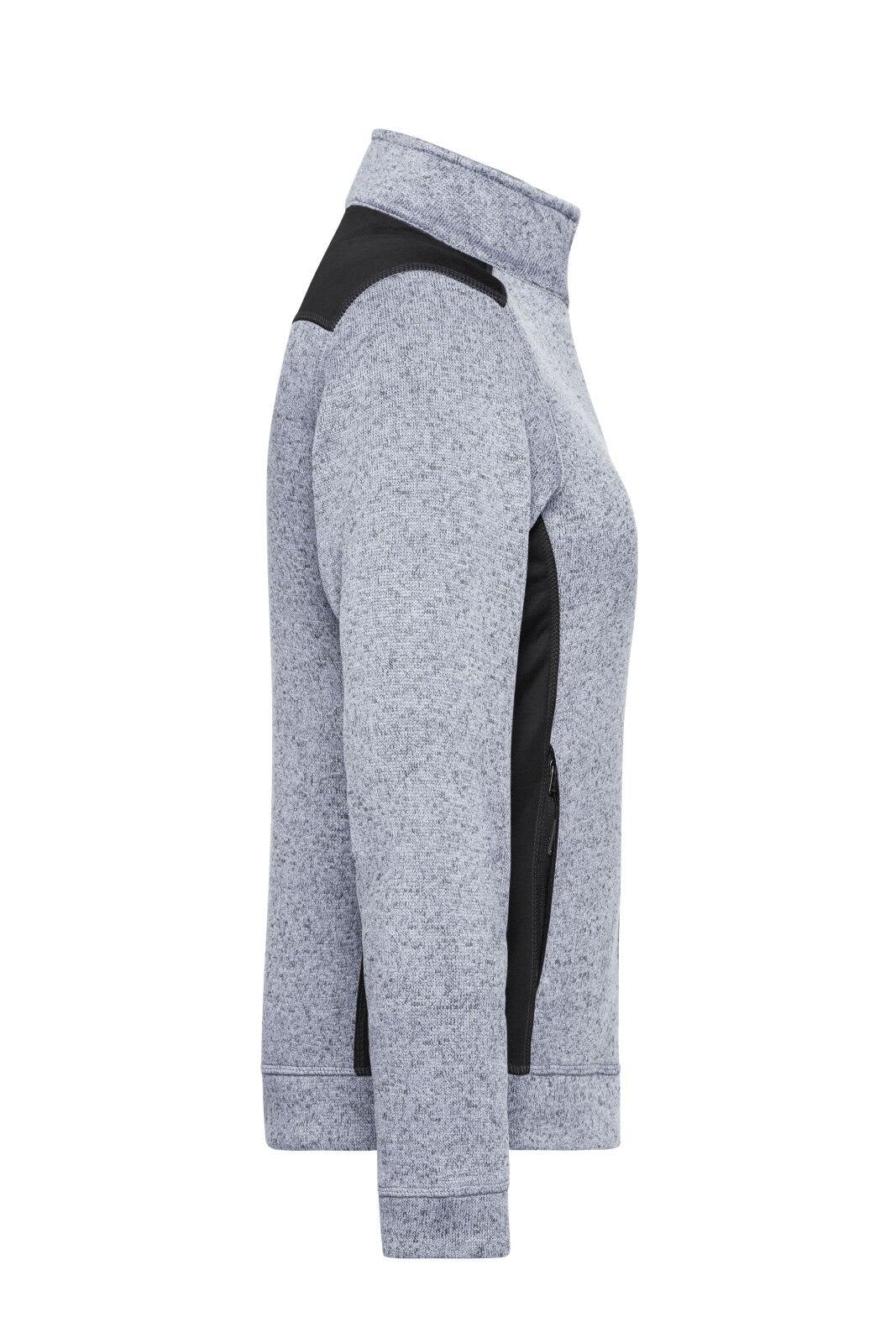 Ladies Knitted Workwear Fleece Jacket C3-JN861
