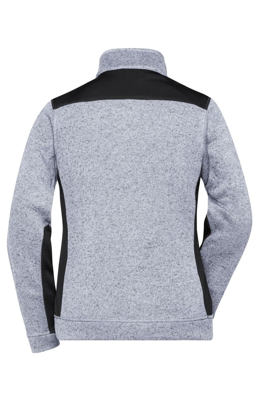Ladies Knitted Workwear Fleece Jacket C3-JN861