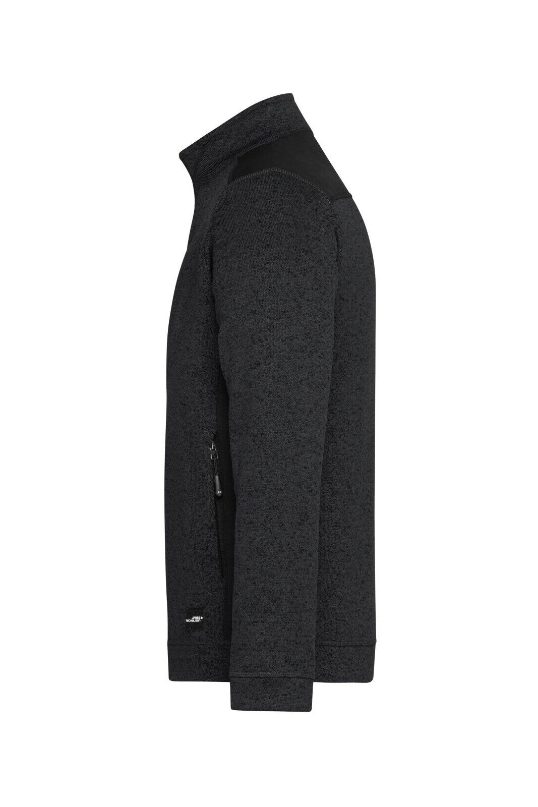 Mens Knitted Workwear Fleece Jacket C3-JN862