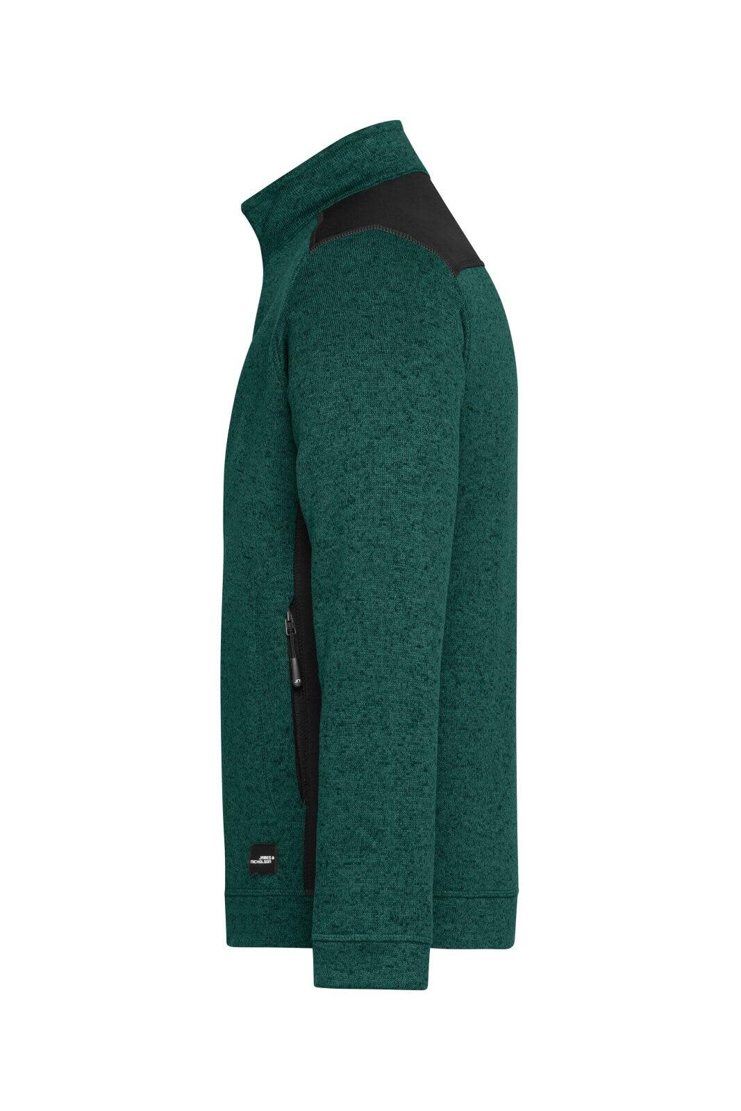 Mens Knitted Workwear Fleece Jacket C3-JN862