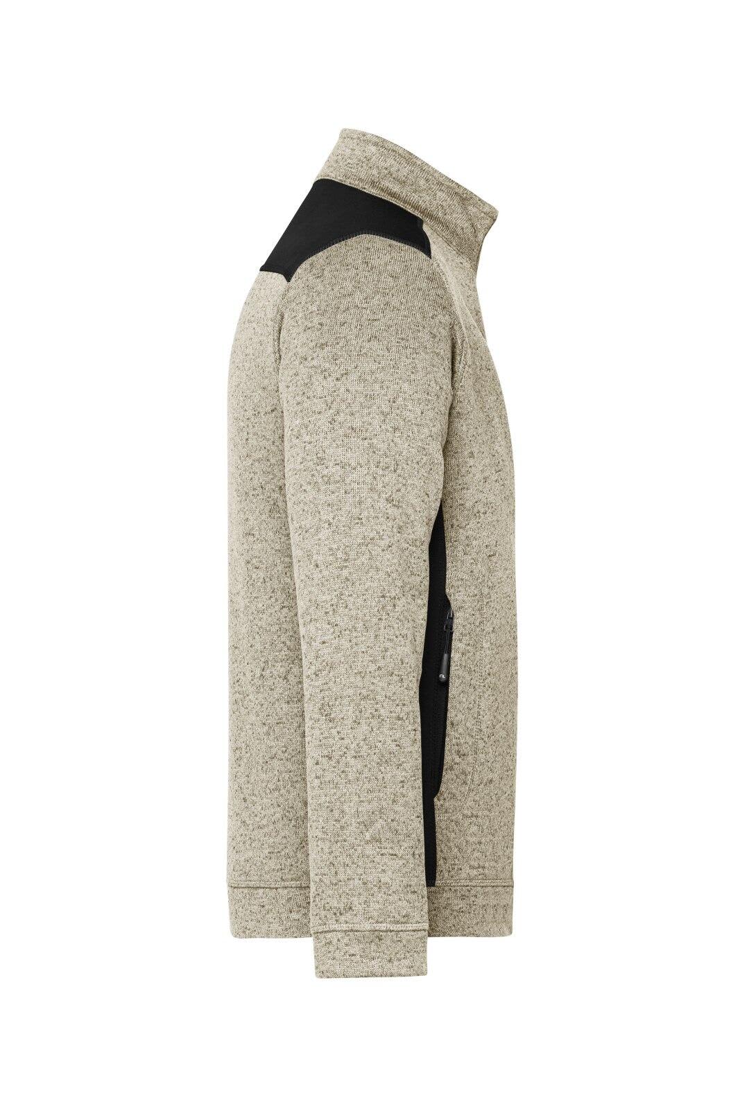 Mens Knitted Workwear Fleece Jacket C3-JN862
