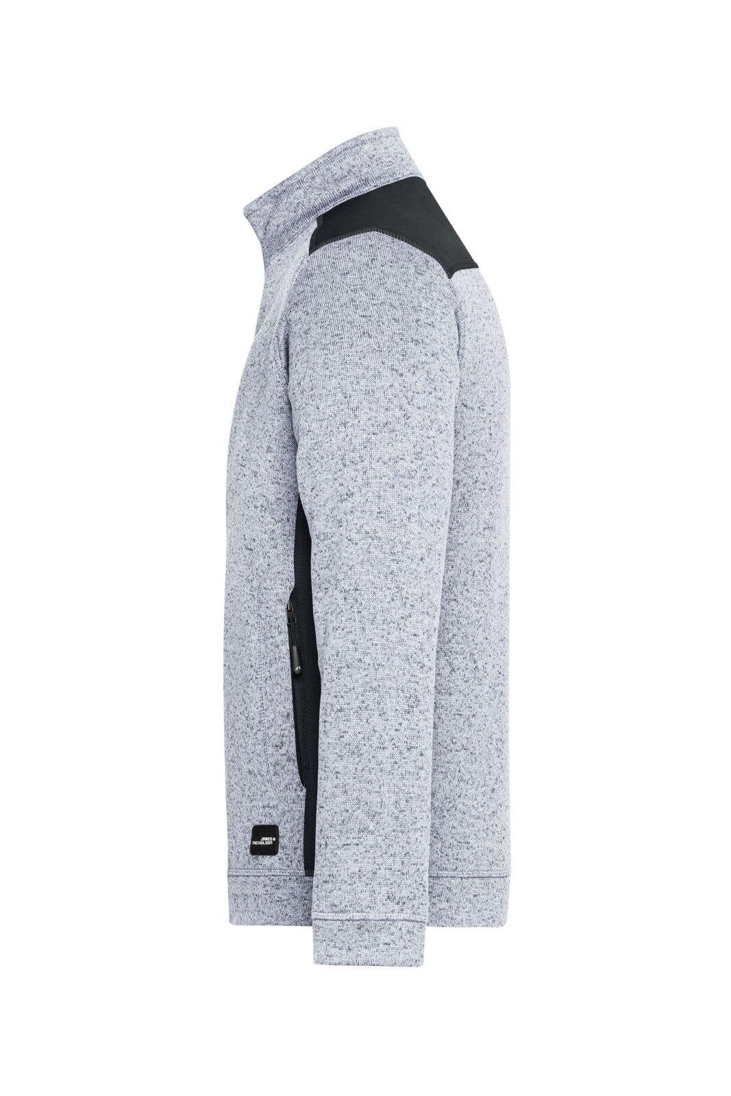 Mens Knitted Workwear Fleece Jacket C3-JN862