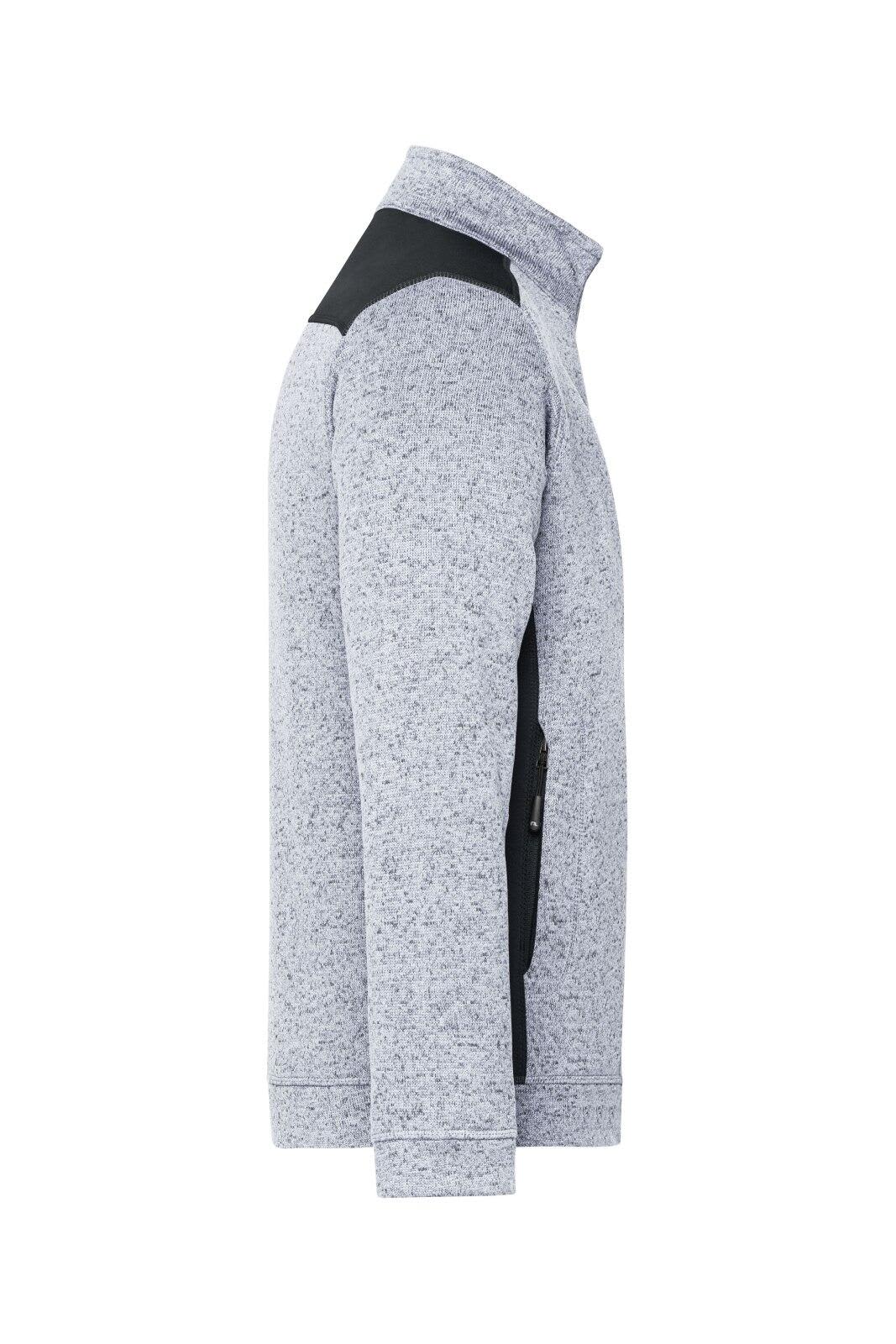 Mens Knitted Workwear Fleece Jacket C3-JN862