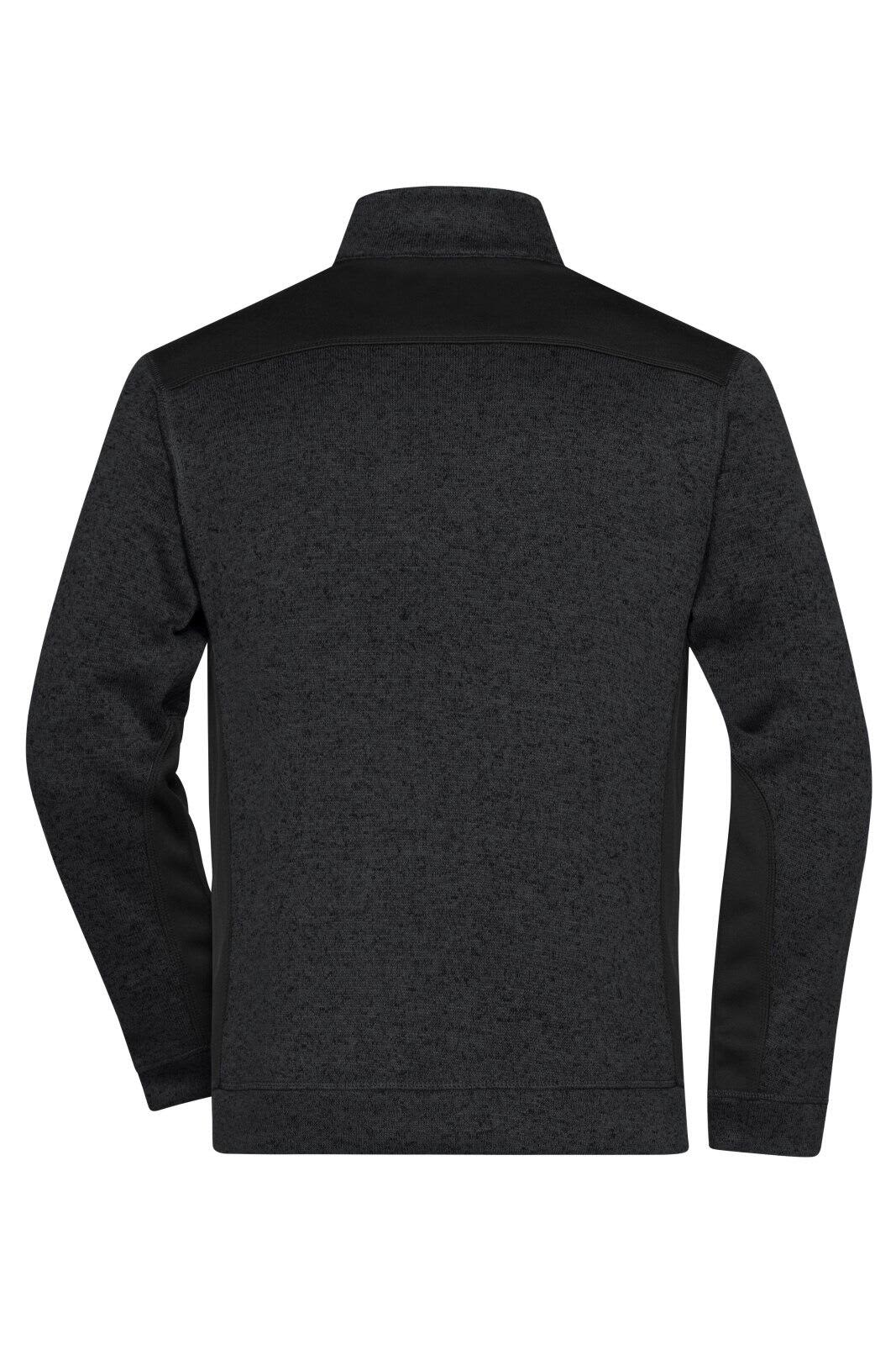 Mens Knitted Workwear Fleece Half-Zip C3-JN864