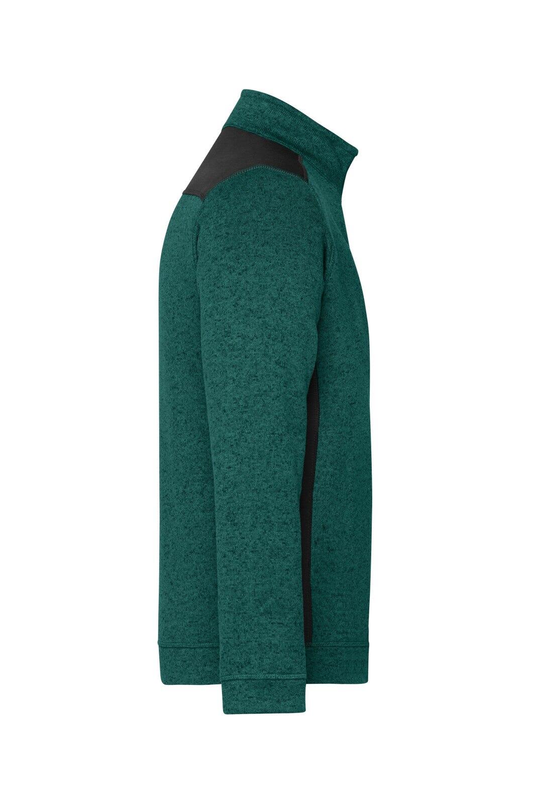 Mens Knitted Workwear Fleece Half-Zip C3-JN864