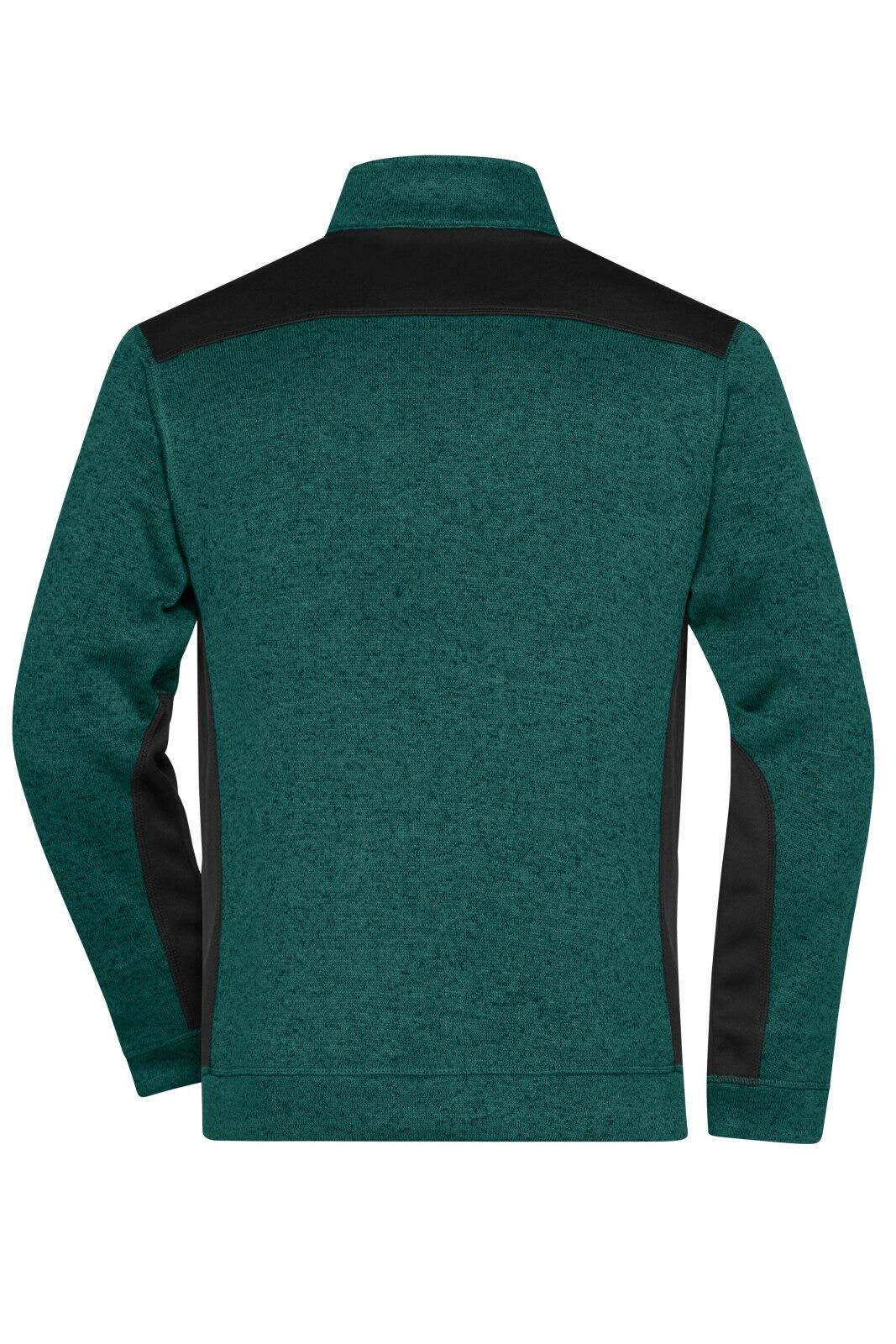 Mens Knitted Workwear Fleece Half-Zip C3-JN864