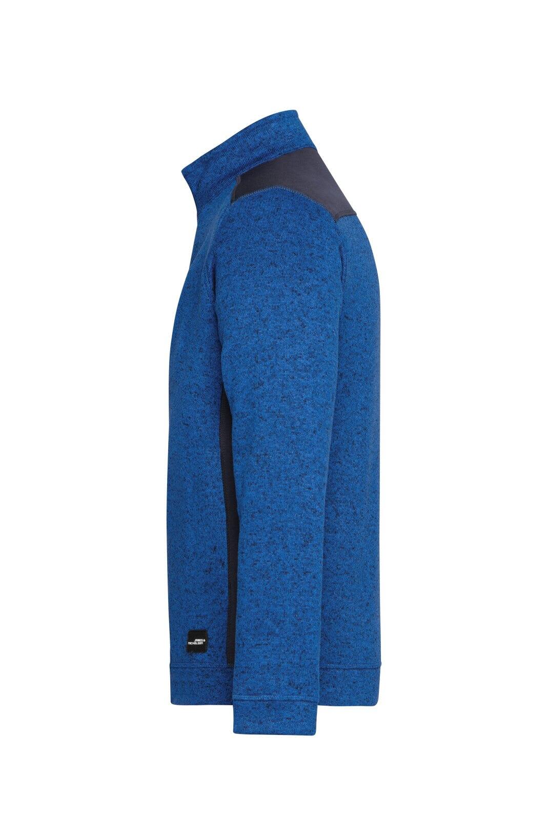 Mens Knitted Workwear Fleece Half-Zip C3-JN864