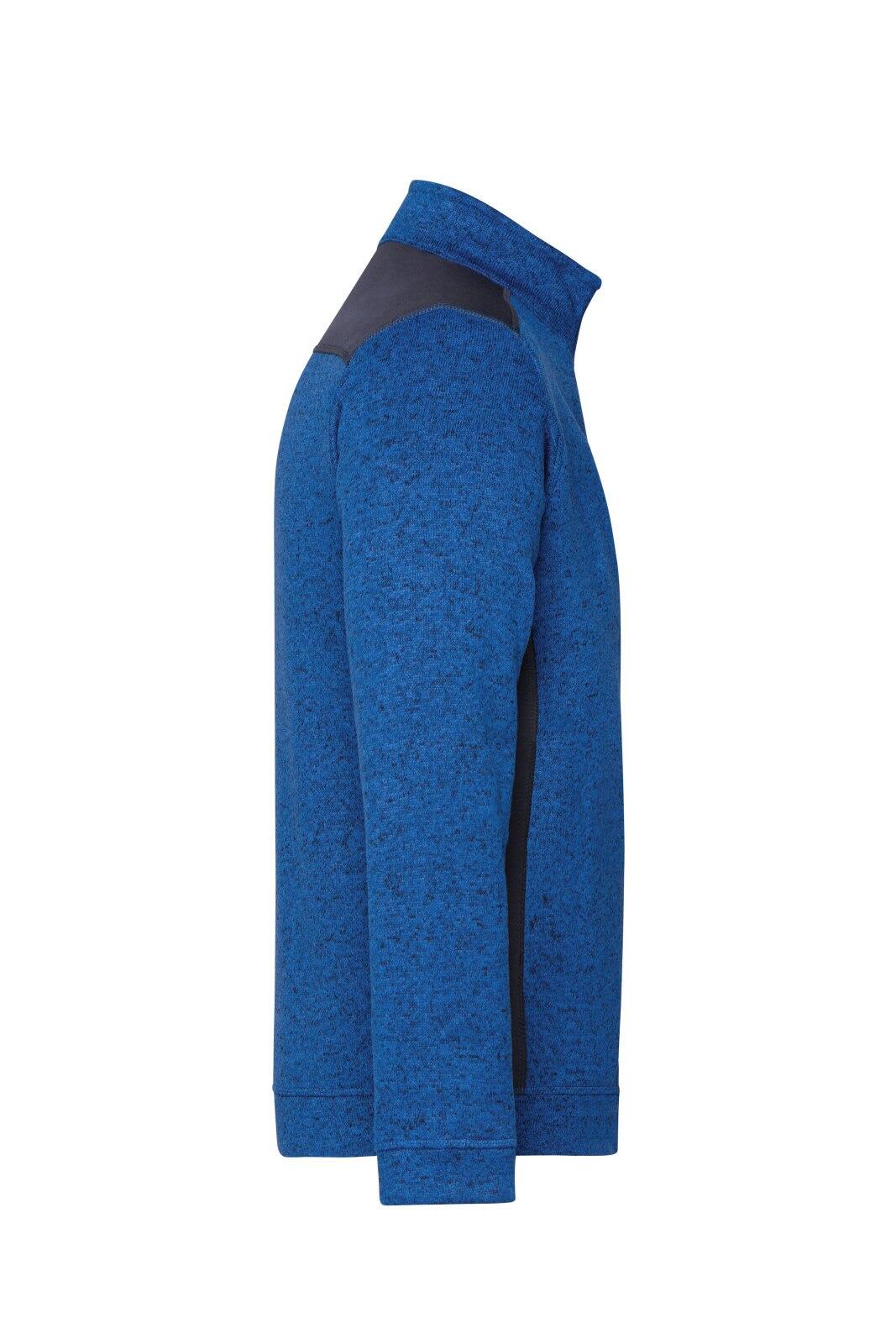 Mens Knitted Workwear Fleece Half-Zip C3-JN864