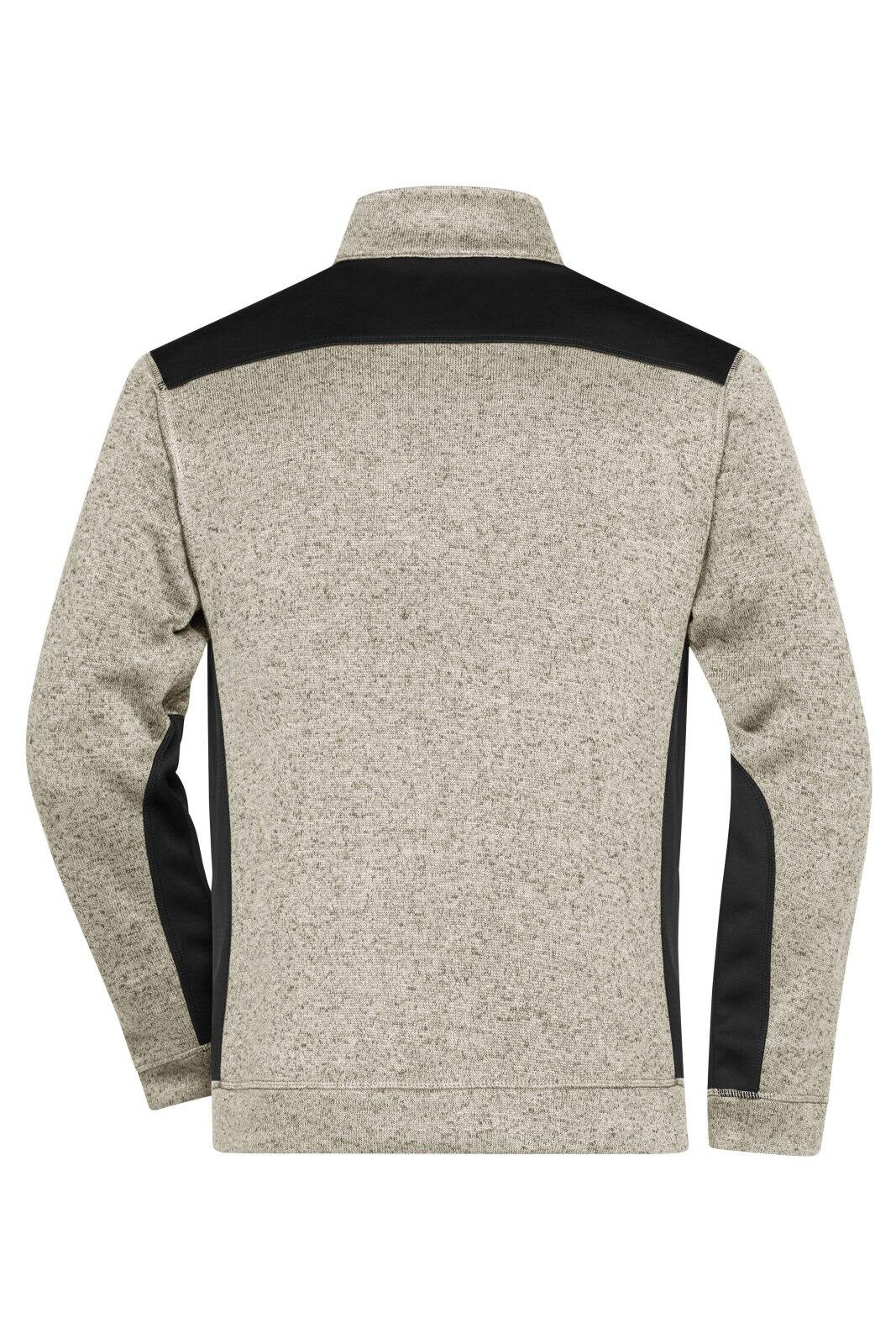 Mens Knitted Workwear Fleece Half-Zip C3-JN864