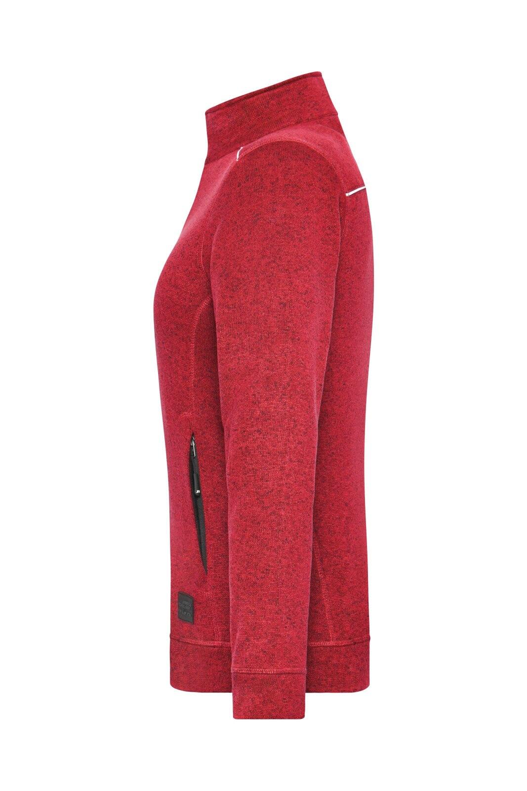 Ladies Knit Workwear Fleece Jacket C3-JN897