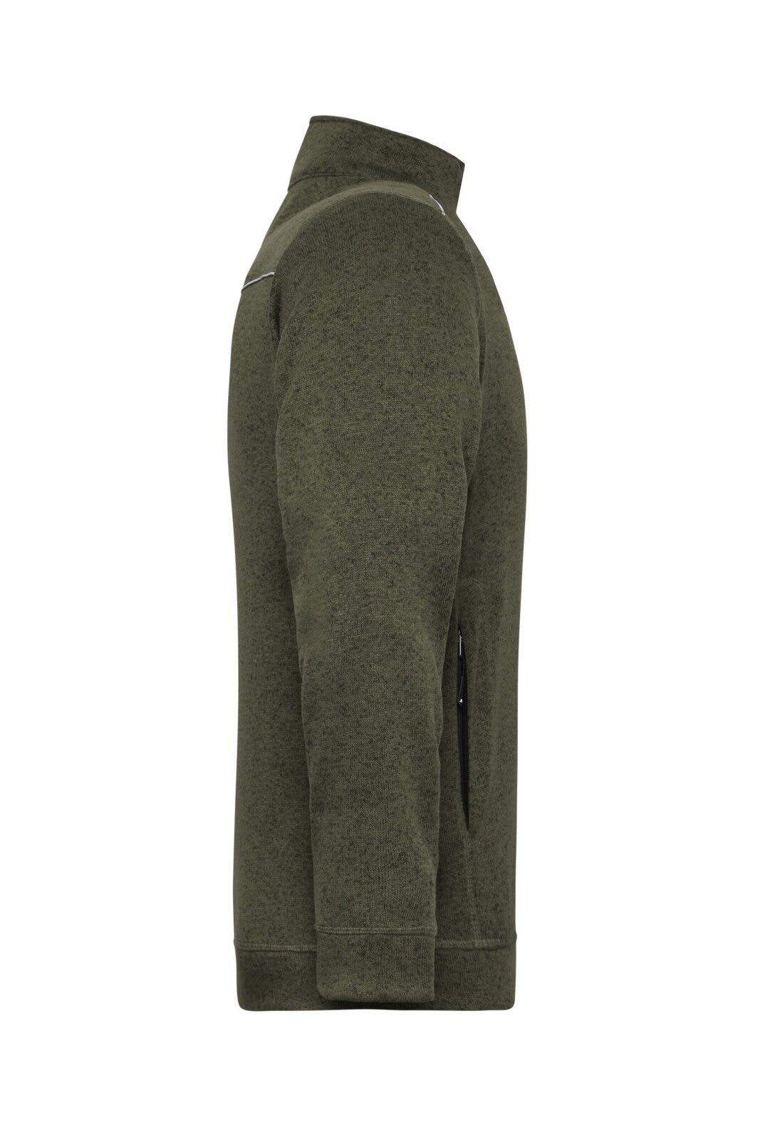 Mens Knit Workwear Fleece Jacket C3-JN898