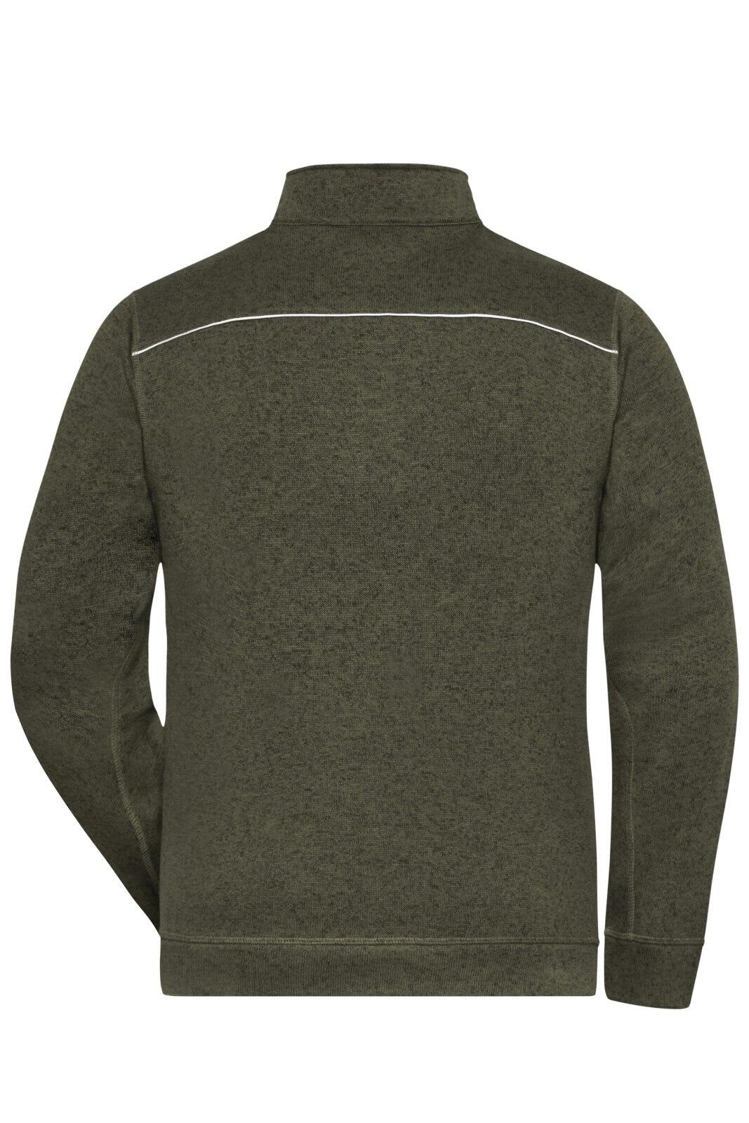 Mens Knit Workwear Fleece Jacket C3-JN898