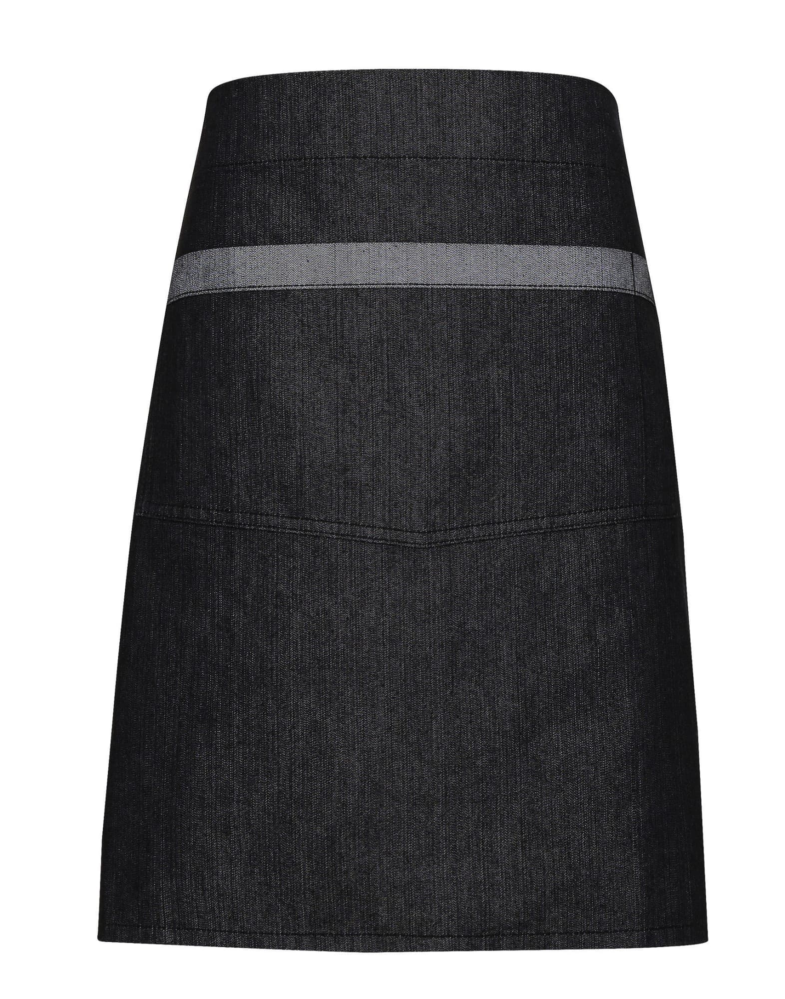 Domain Contrast Denim Waist Apron