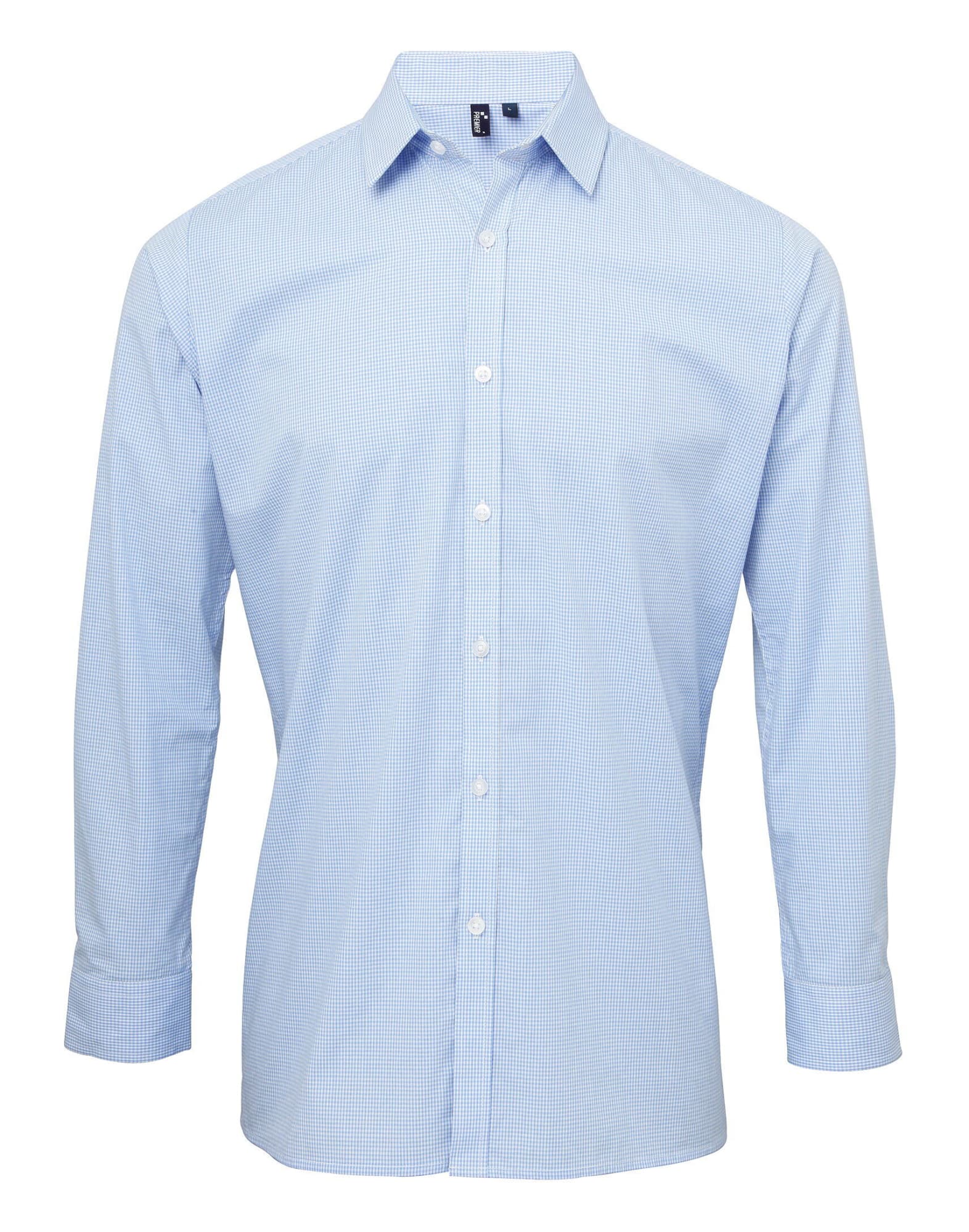 Microcheck L-S Cotton Shirt