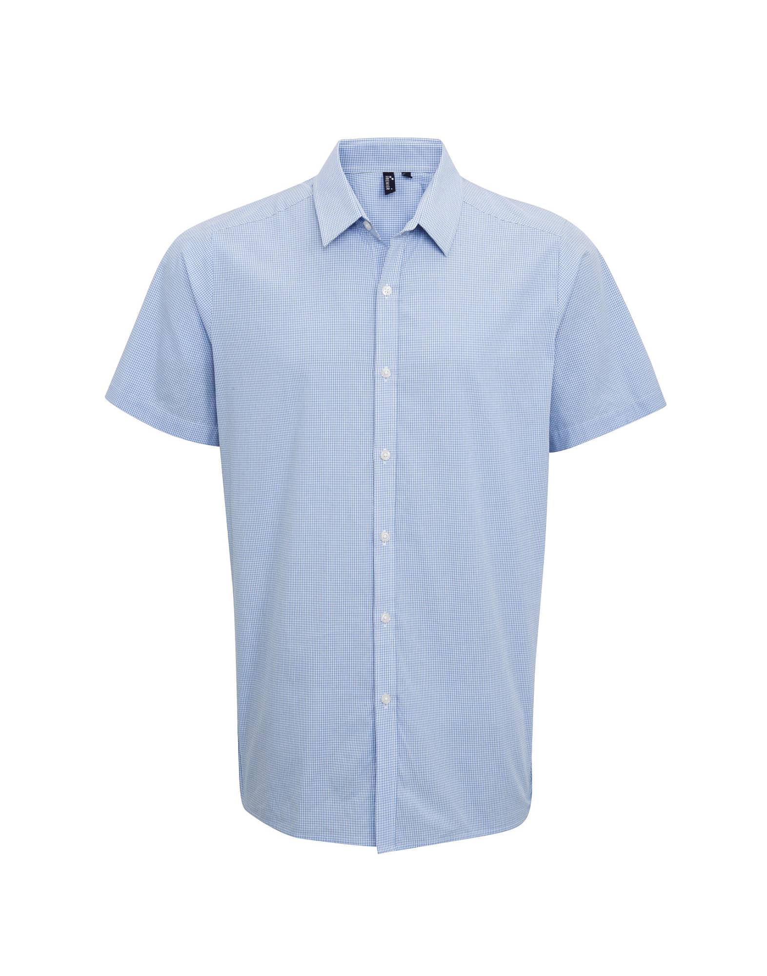 Microcheck S-S Cotton Shirt