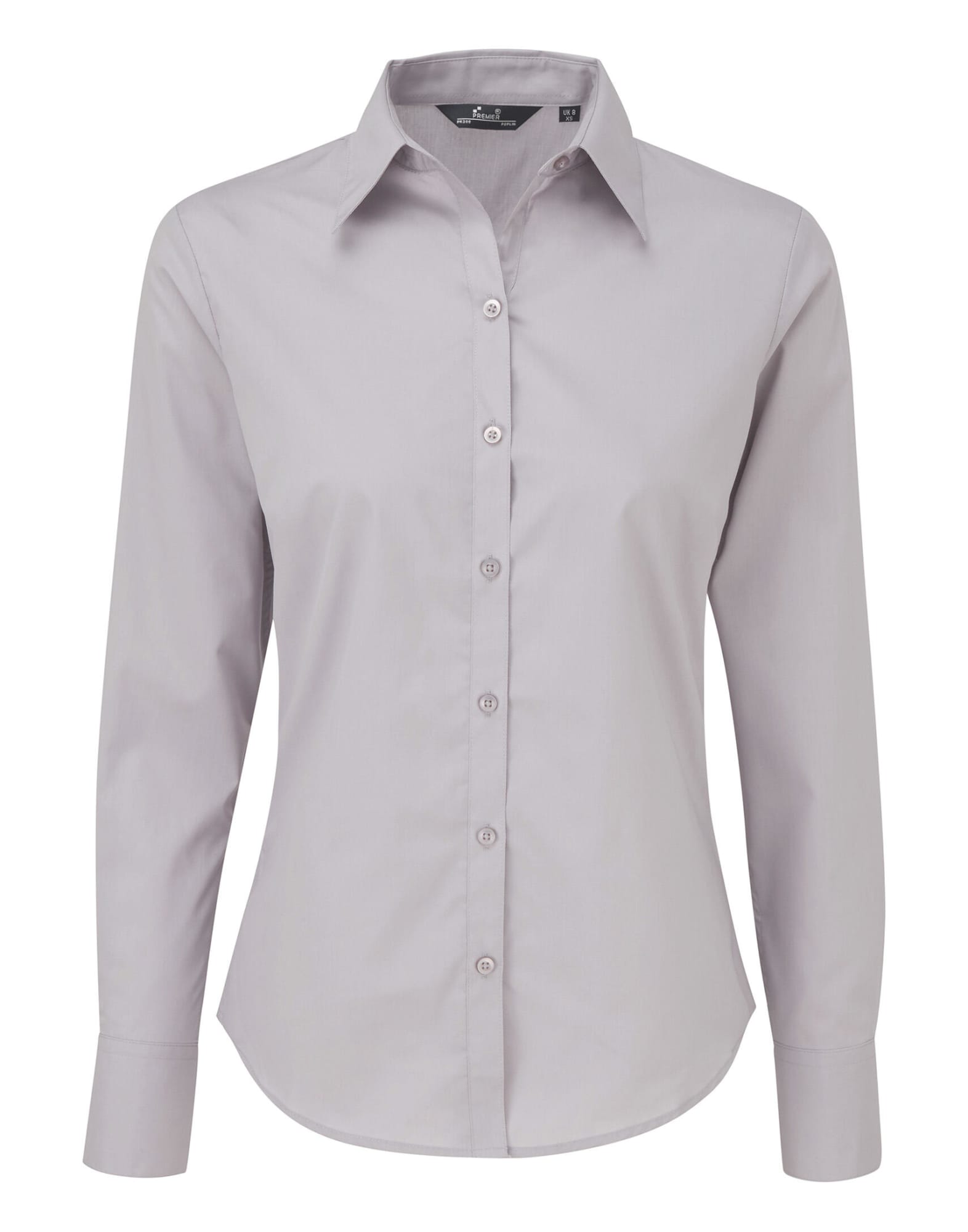 Womens Poplin L-S Blouse