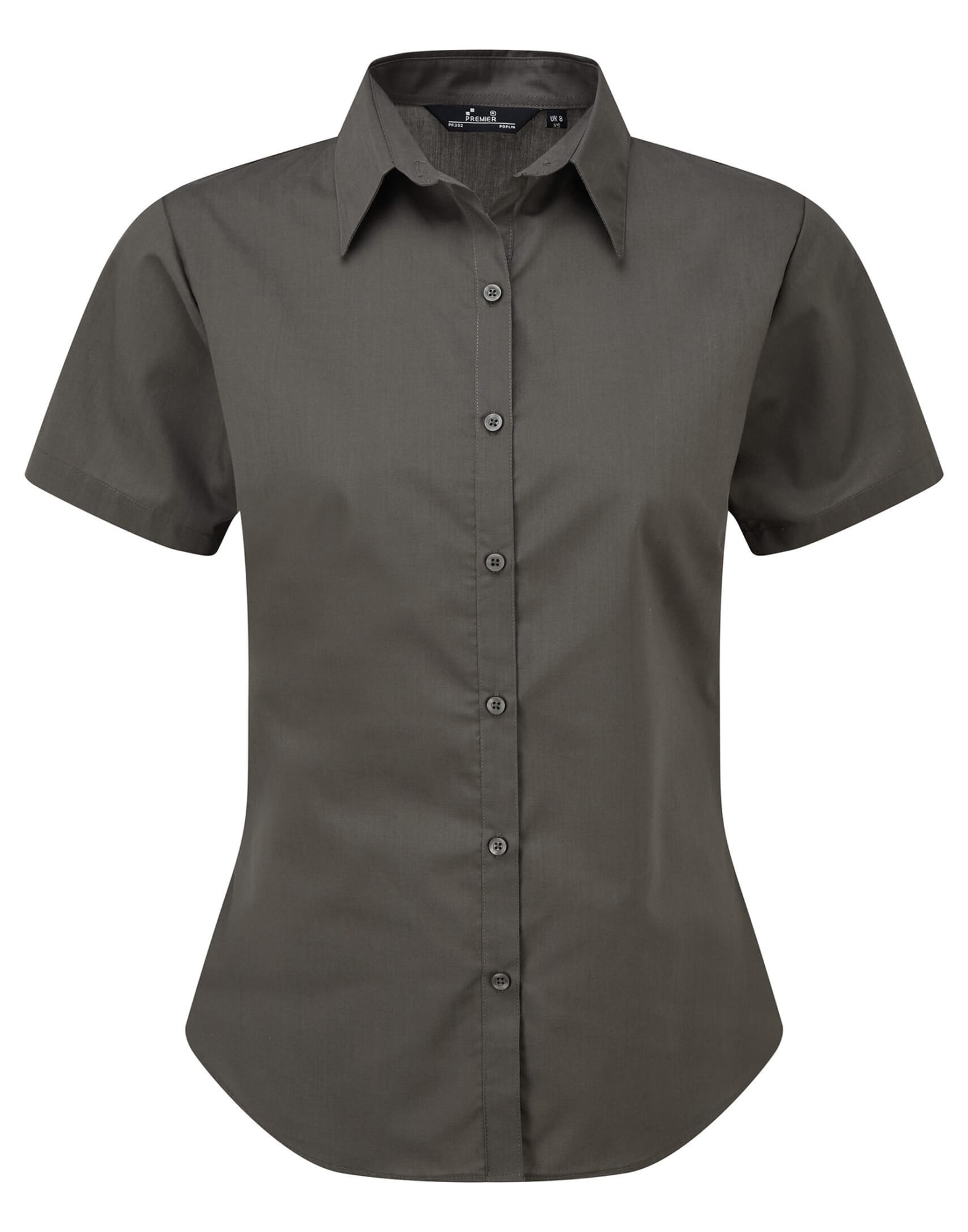 Womens S-S Poplin Blouse