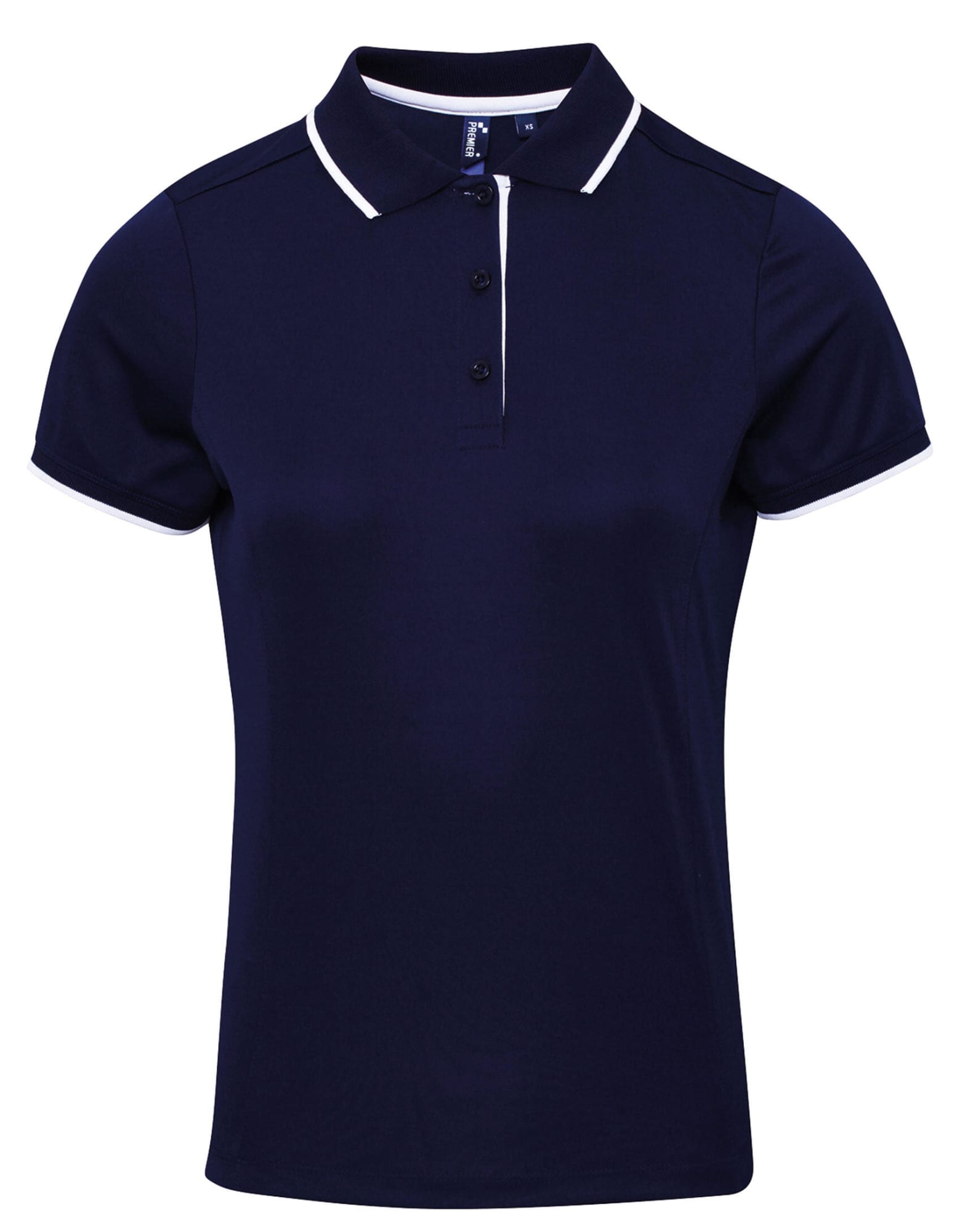 Womens Contrast Coolchecker Polo