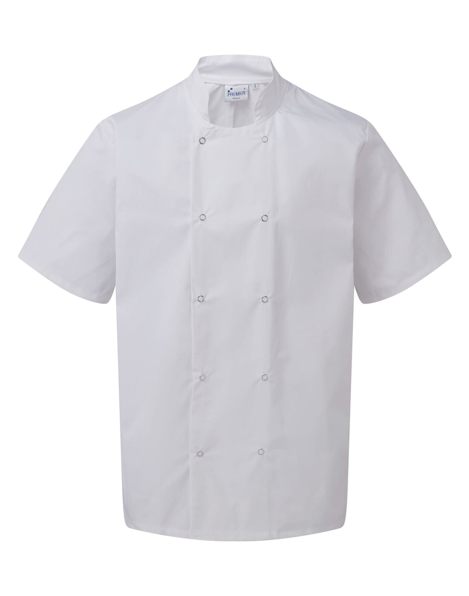 Studded Front S-S Chef's Jacket