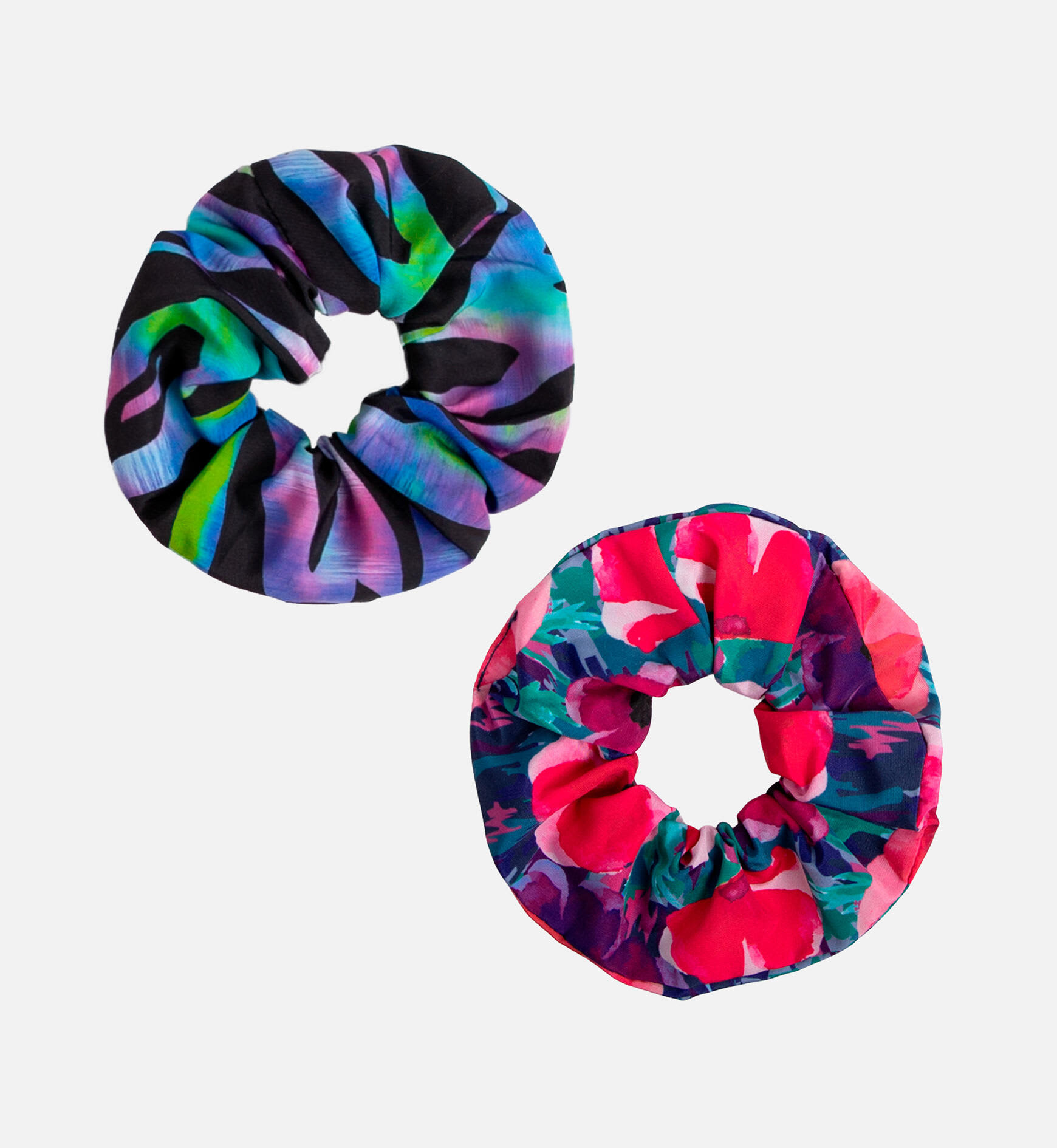 Printed Scrunchie Duo Set