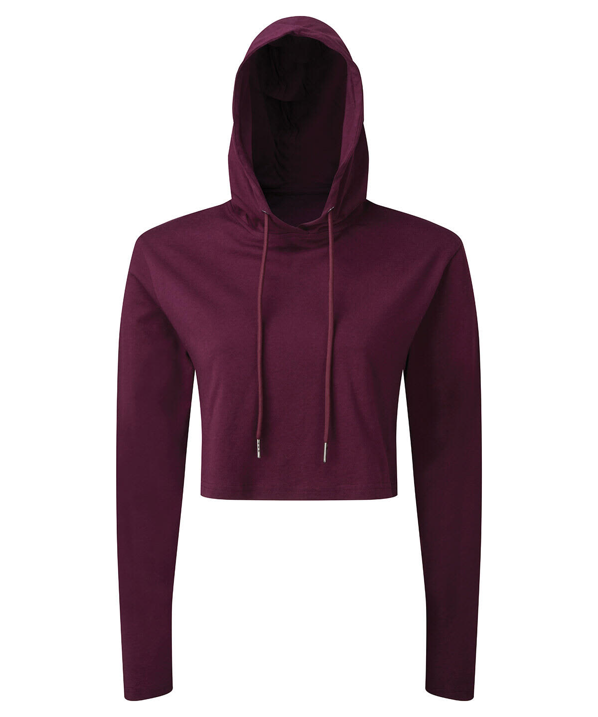 Cropped Hooded Long Sleeve T-Shirt promotional product