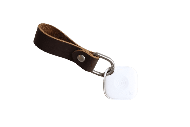Tile Mate 1 Pack with Genuine Leather Key Fob
