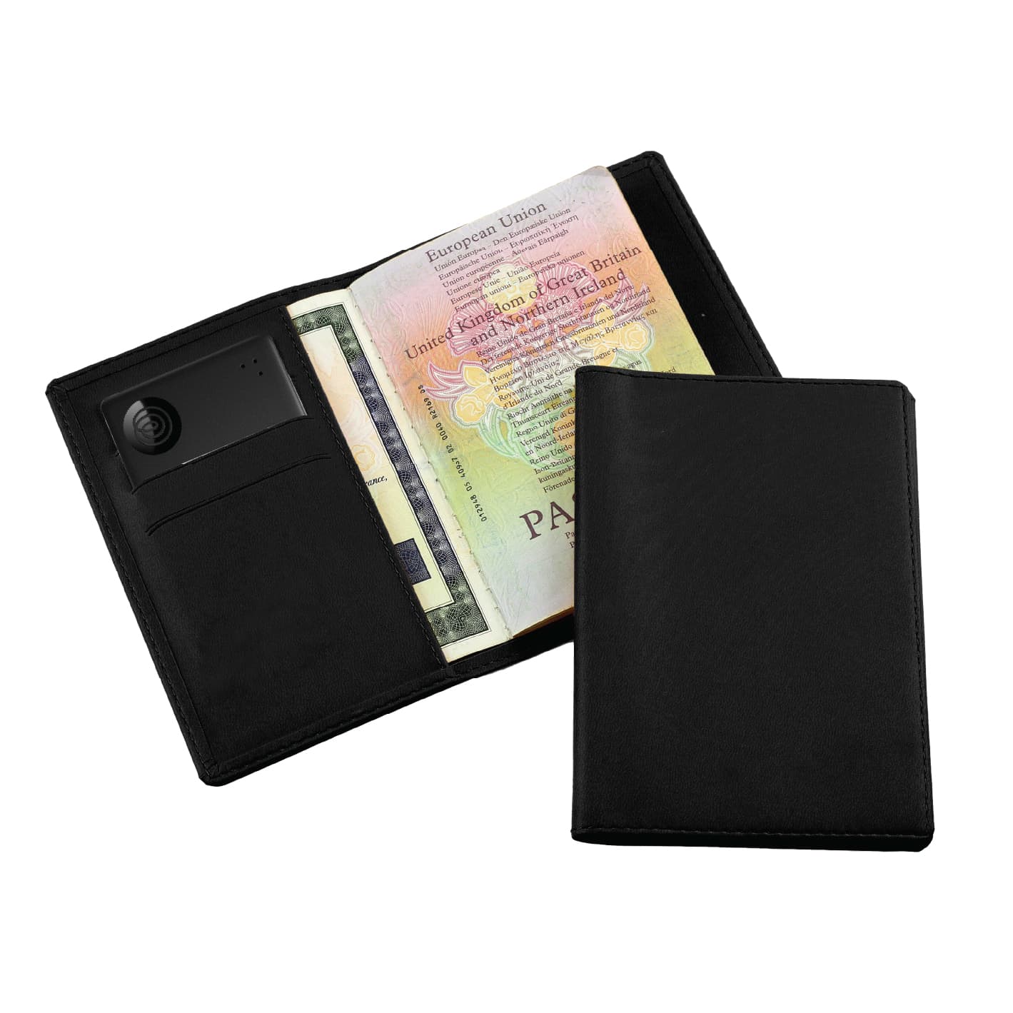 Tile Slim 1 Pack with Vegan Leather Passport Wallet