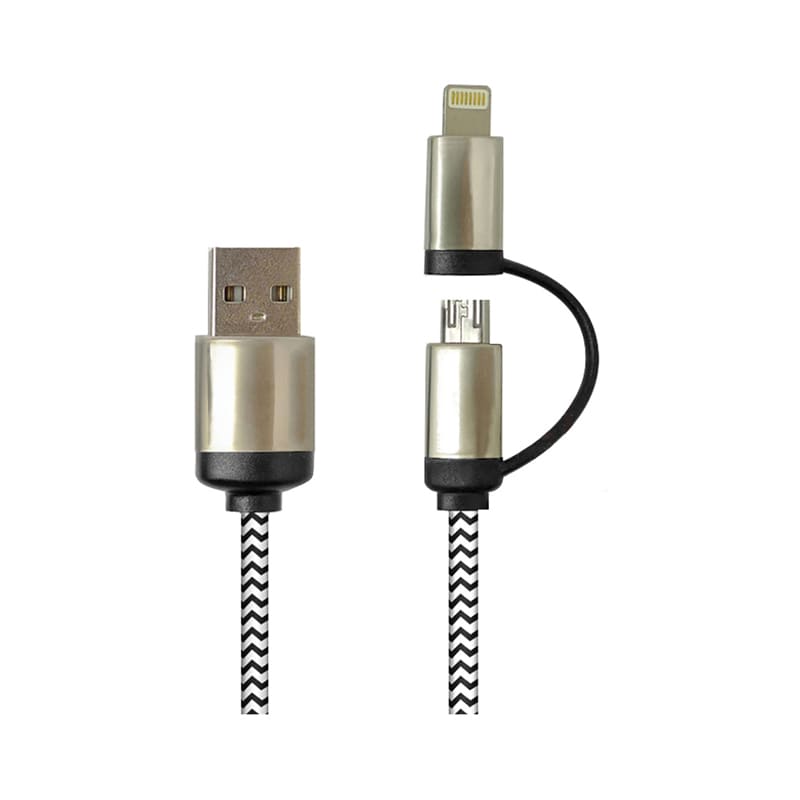 Milano 2n1 Fabric Charge & Data Cable