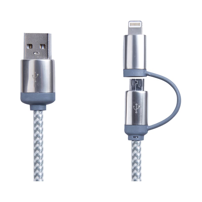 Milano 2n1 Fabric Charge & Data Cable